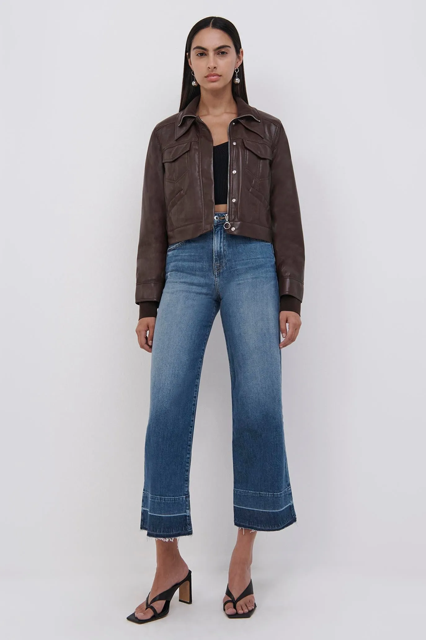 Becka Vegan Leather Jacket sold by Simkhai product image thumbnail 3