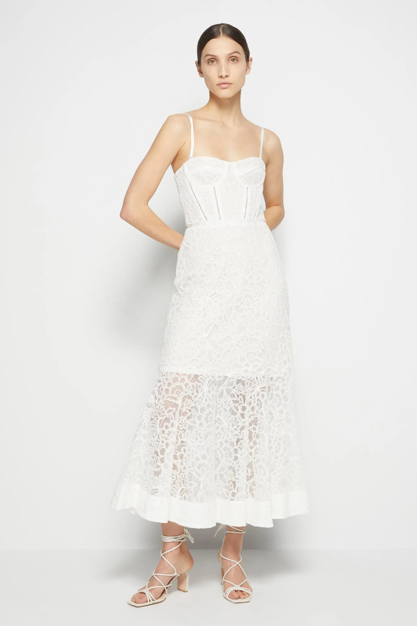 Lace Bustier Midi Dress sold by Simkhai product image thumbnail 5