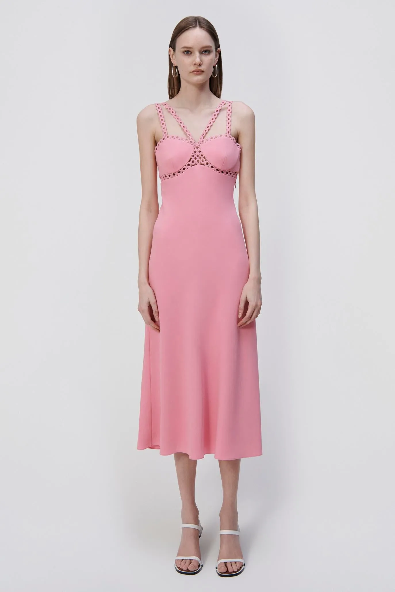 Sevilla Crochet Ring Midi Dress sold by Simkhai product image thumbnail 4