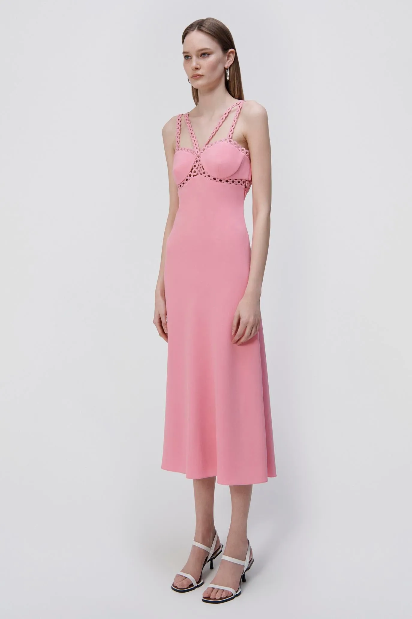 Sevilla Crochet Ring Midi Dress sold by Simkhai product image thumbnail 5