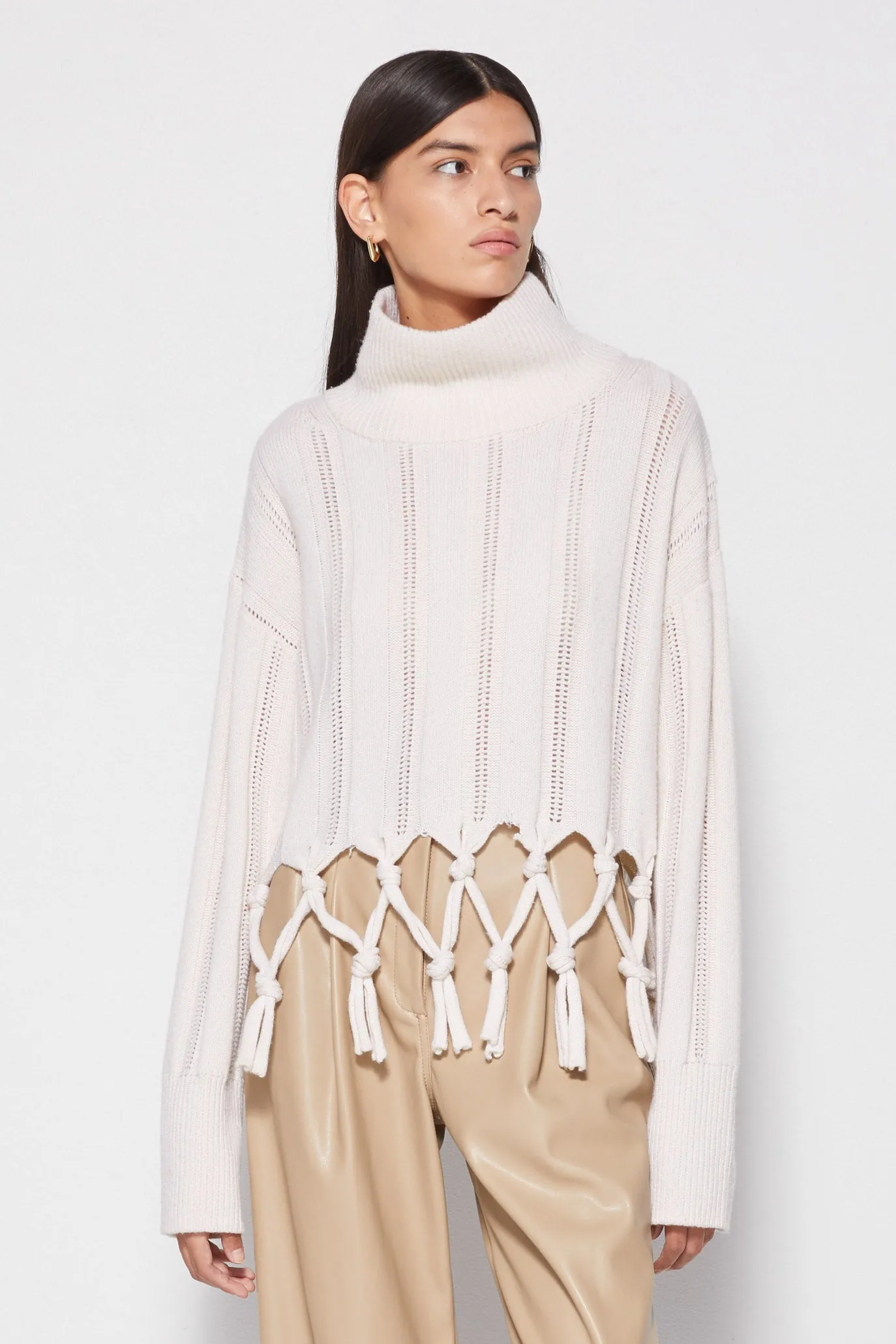 Josephine Tassel Turtleneck sold by Simkhai product image thumbnail 2