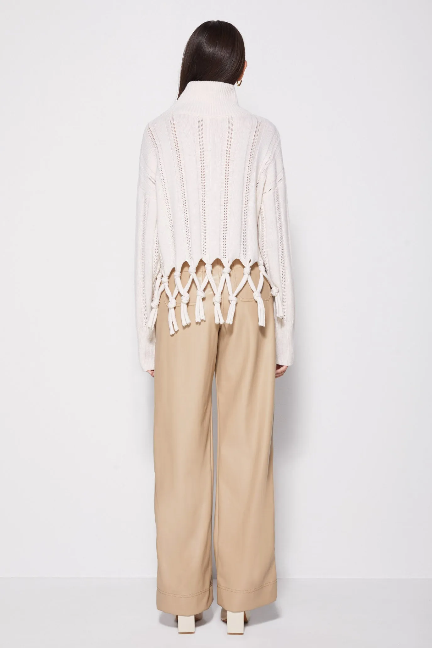 Josephine Tassel Turtleneck sold by Simkhai product image thumbnail 5