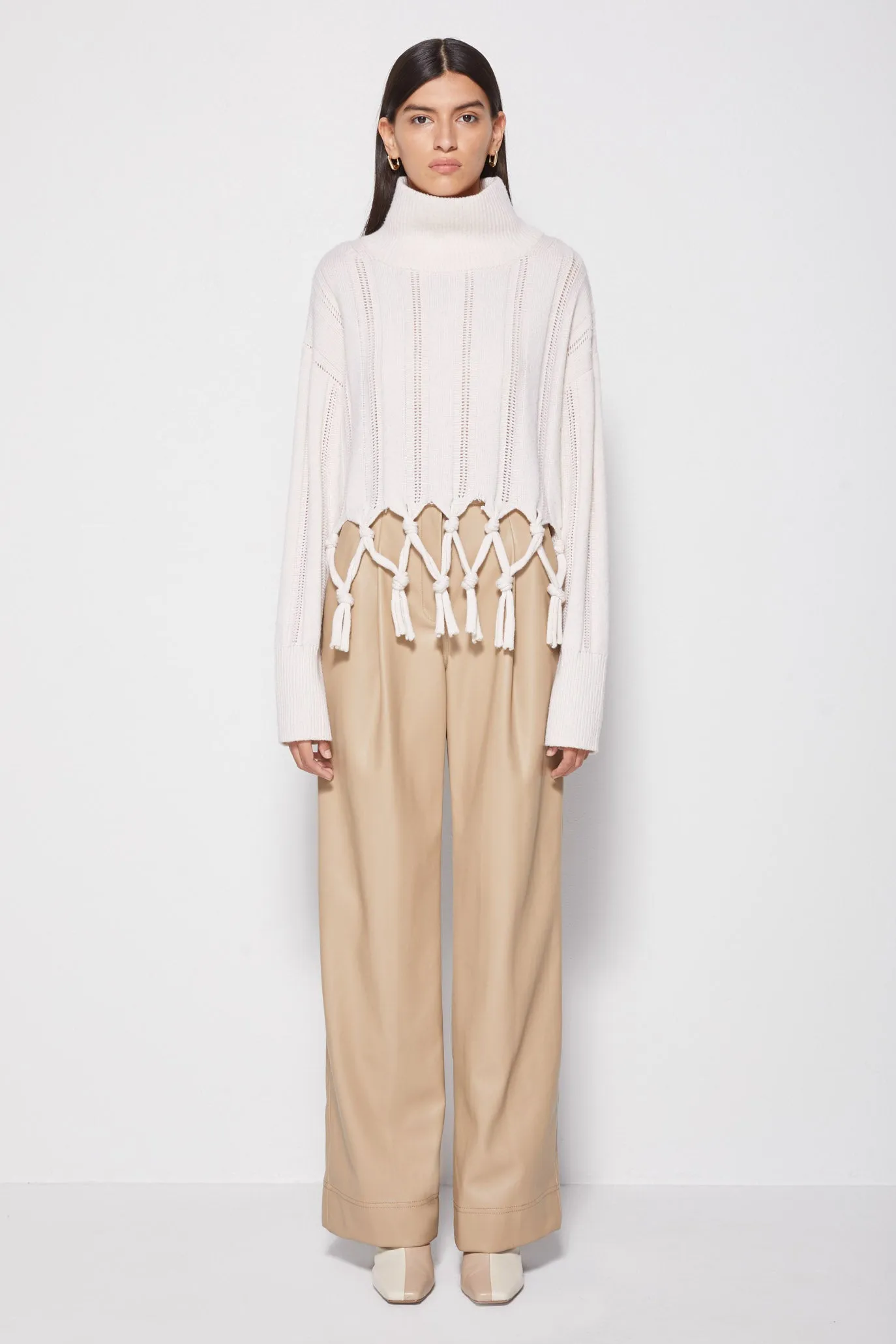 Josephine Tassel Turtleneck sold by Simkhai product image thumbnail 4