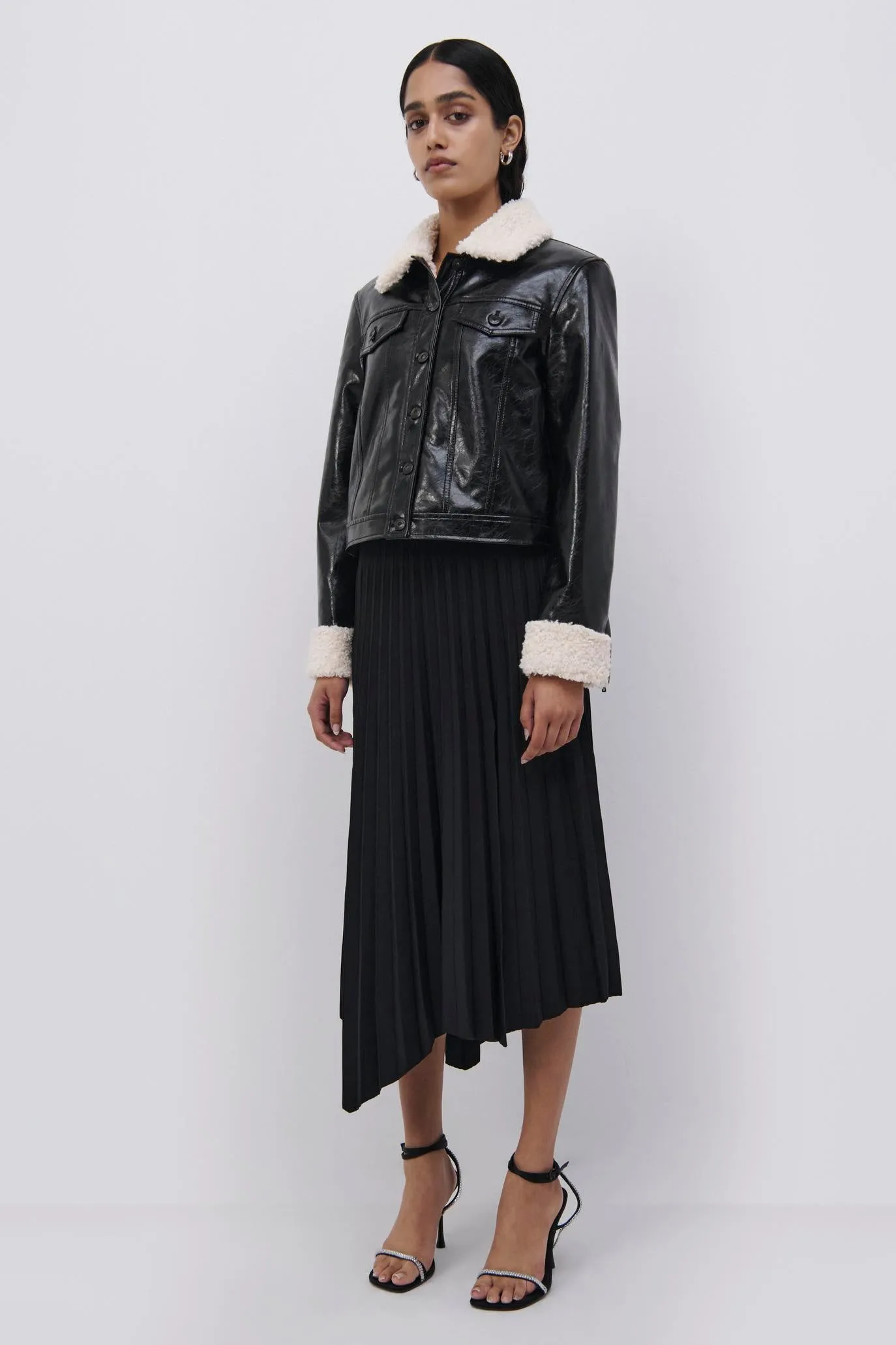 Matteo Vegan Leather Moto Jacket sold by Simkhai product image thumbnail 3