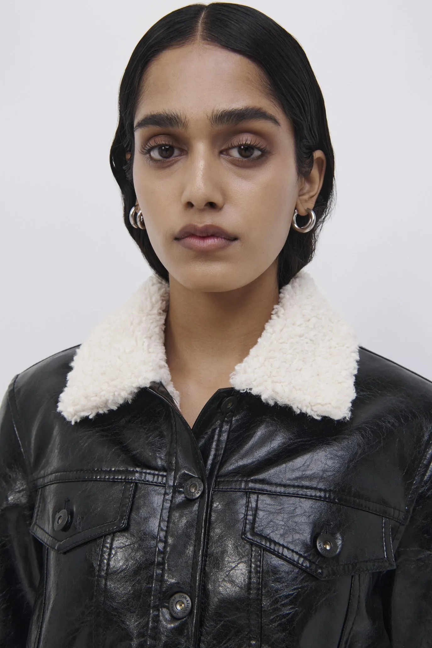 Matteo Vegan Leather Moto Jacket sold by Simkhai product image thumbnail 5