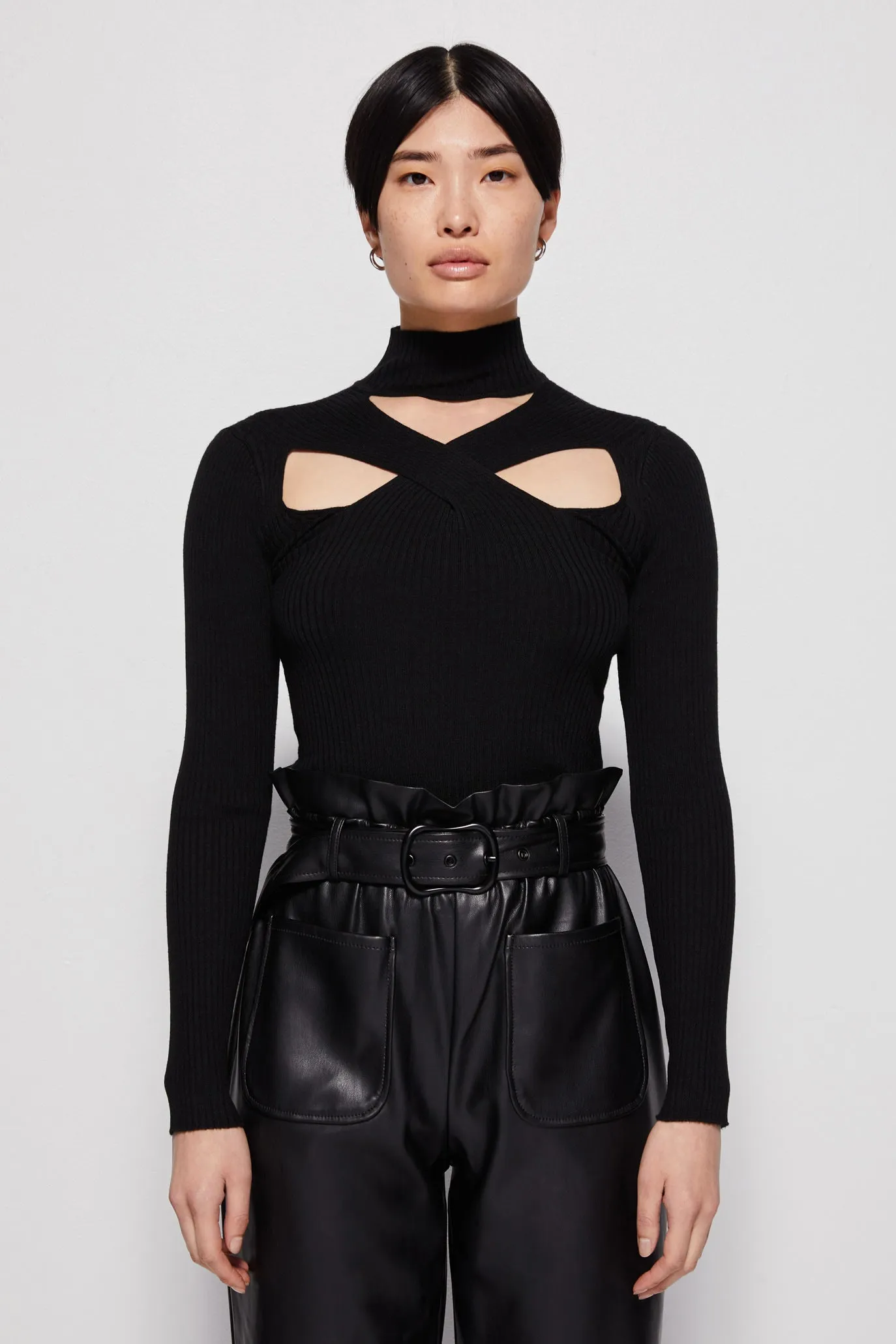 Renata Vegan Leather Pant sold by Simkhai product image thumbnail 3