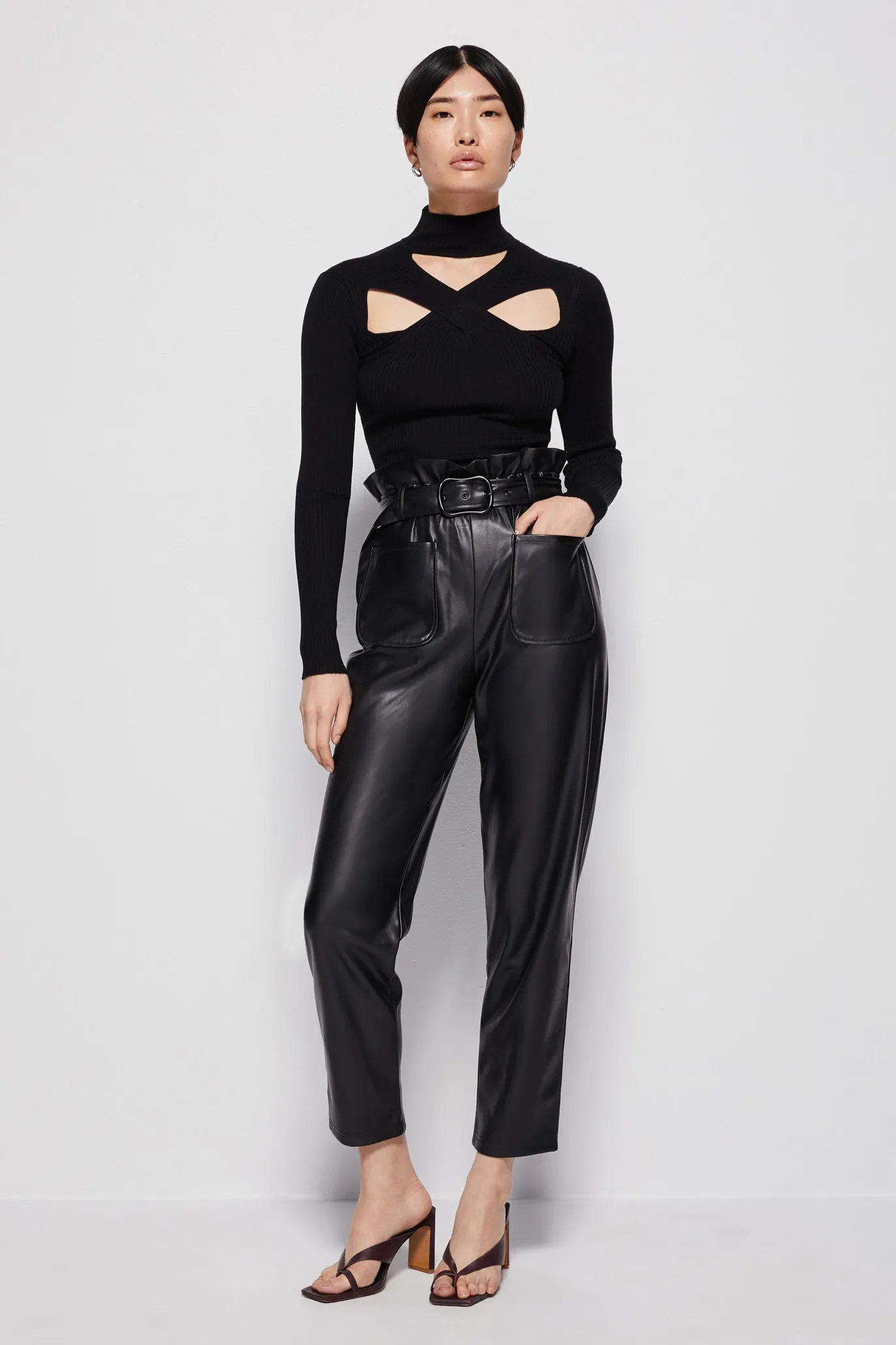 Renata Vegan Leather Pant sold by Simkhai