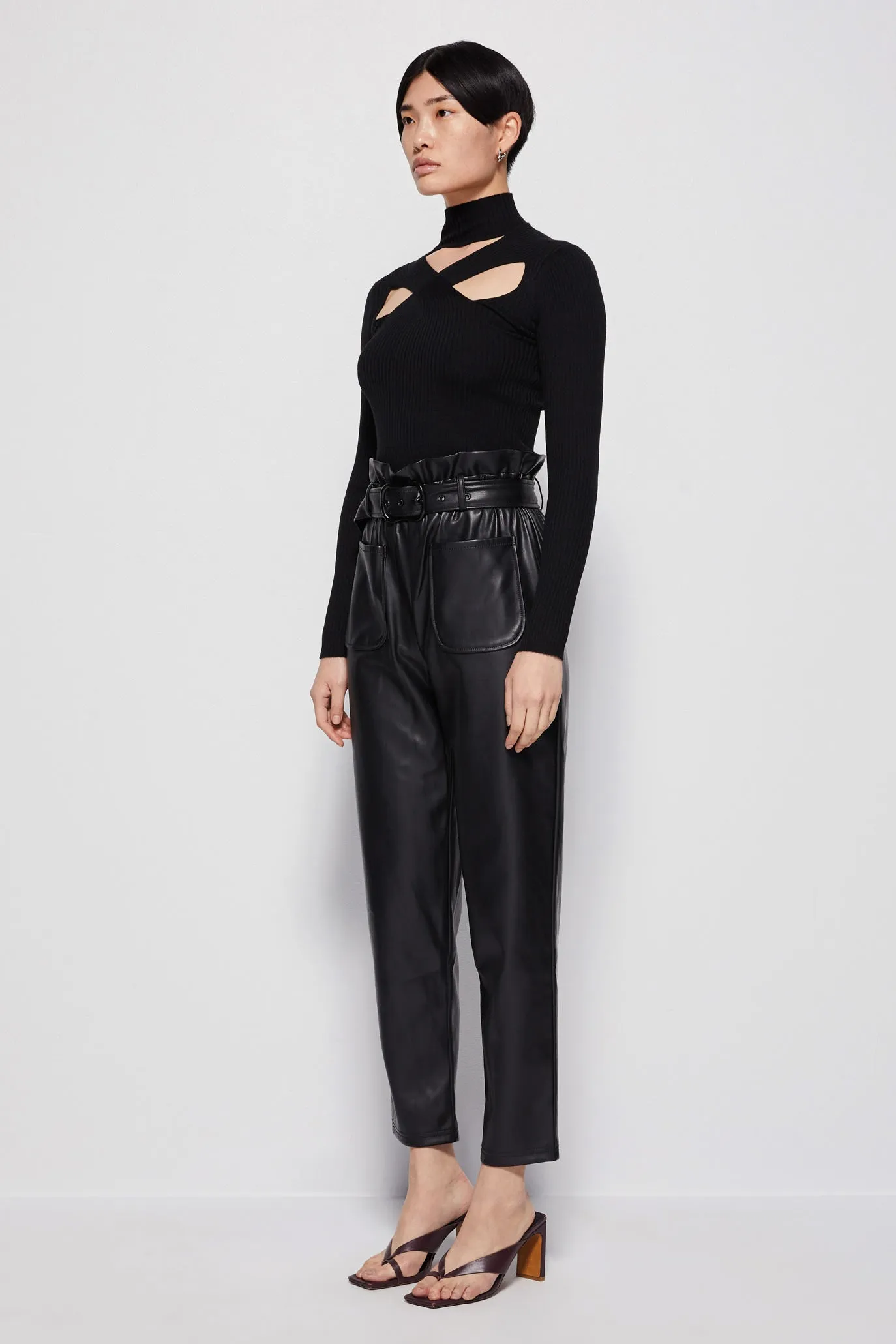 Renata Vegan Leather Pant sold by Simkhai product image thumbnail 4