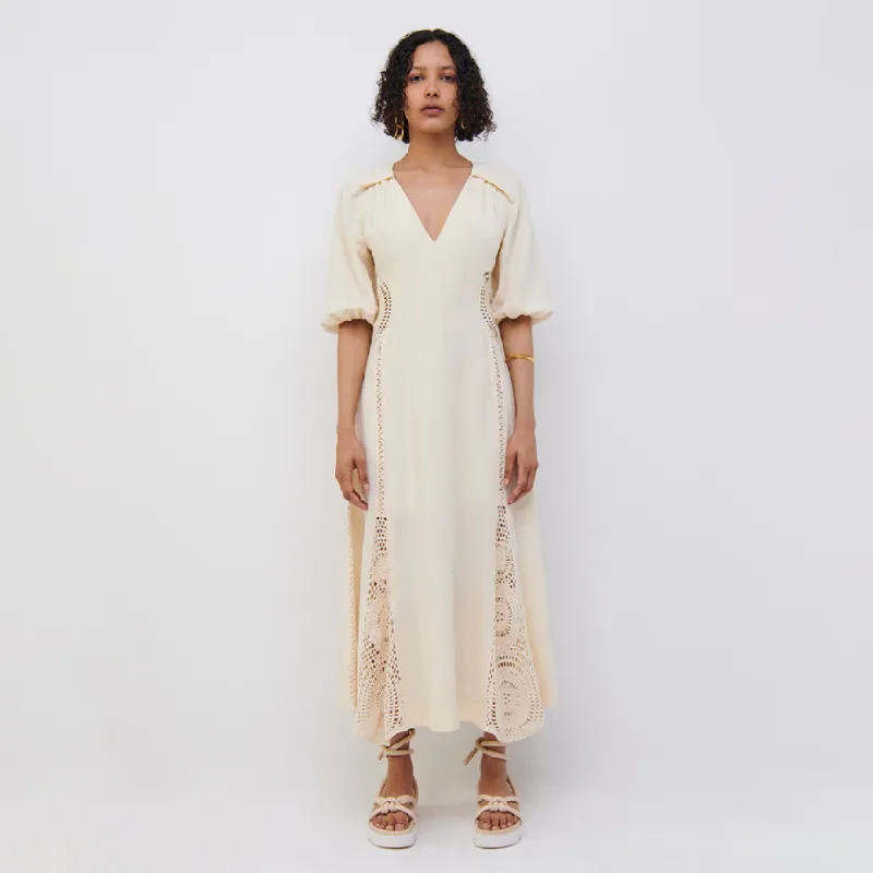 Rider Crochet Midi Dress made by Simkhai