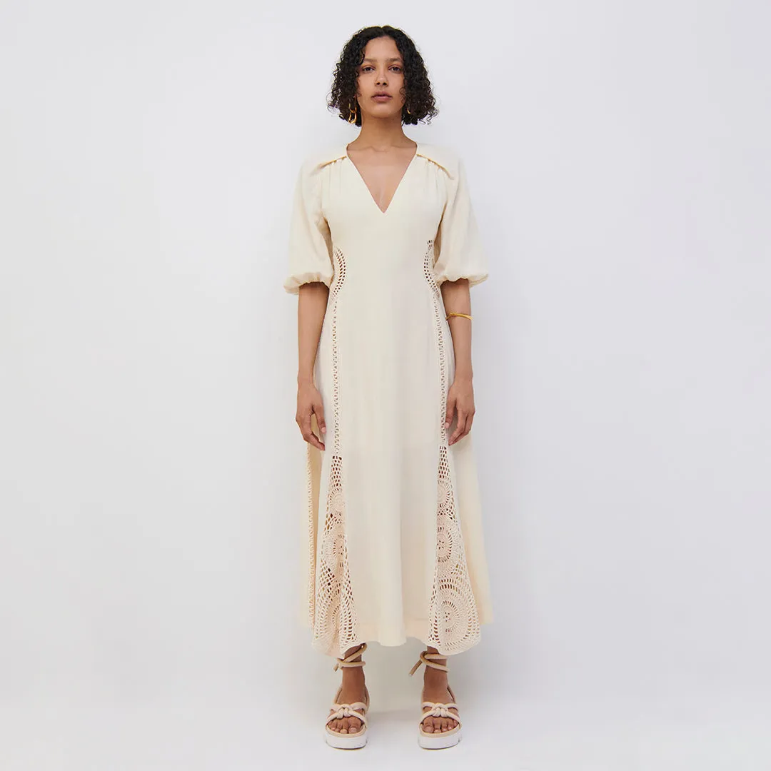 Rider Crochet Midi Dress sold by Simkhai
