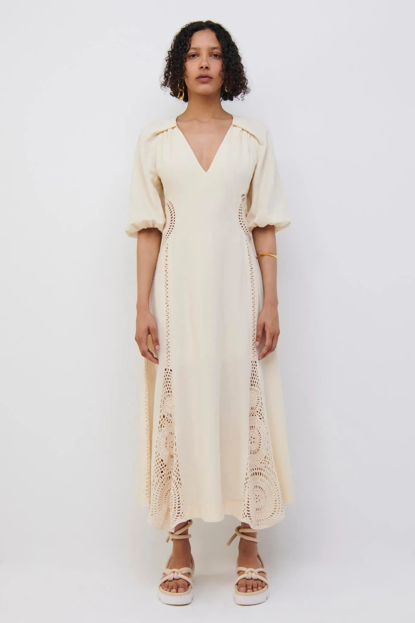 Rider Crochet Midi Dress sold by Simkhai product image thumbnail 5