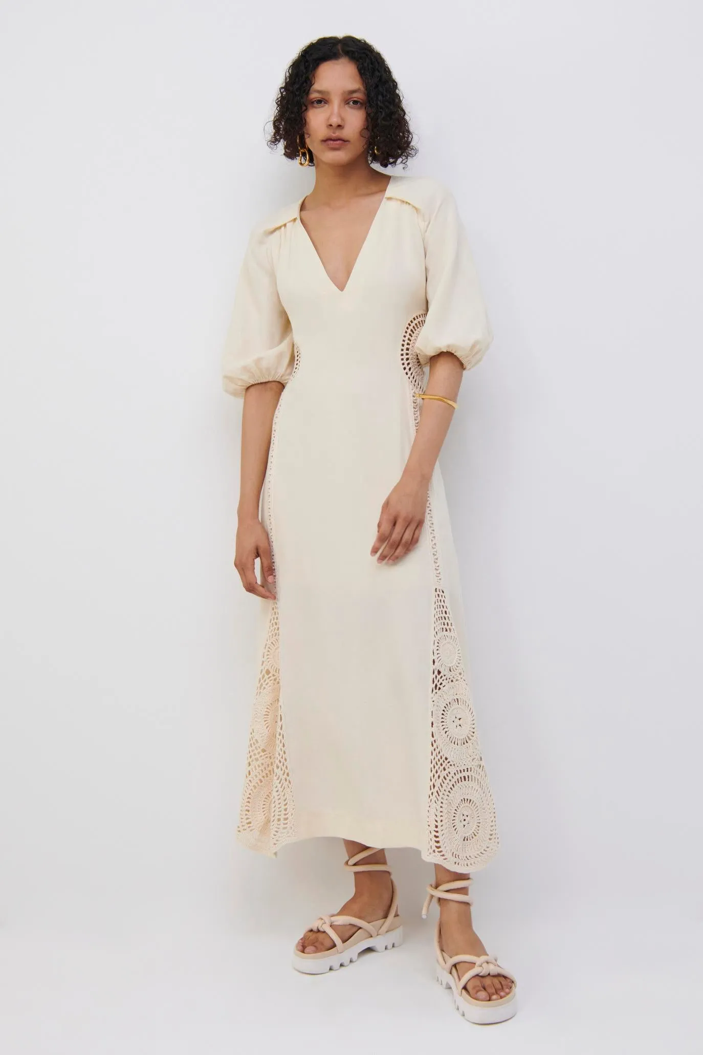 Rider Crochet Midi Dress sold by Simkhai product image thumbnail 2