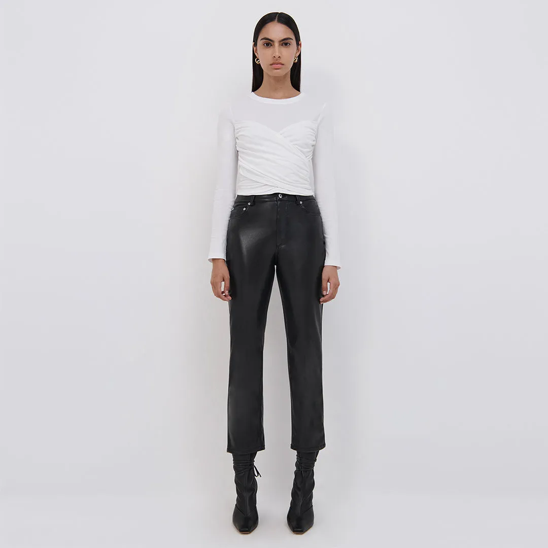 Ellyn Organic Jersey Wrap Tee sold by Simkhai