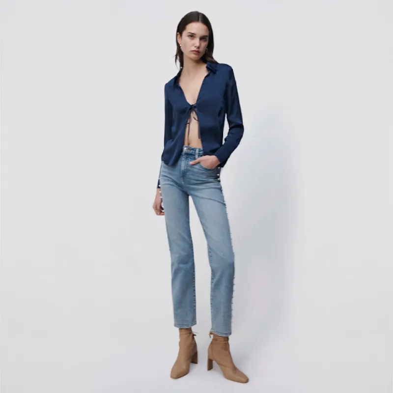 Santana Washed Charmeuse Shirt made by Simkhai