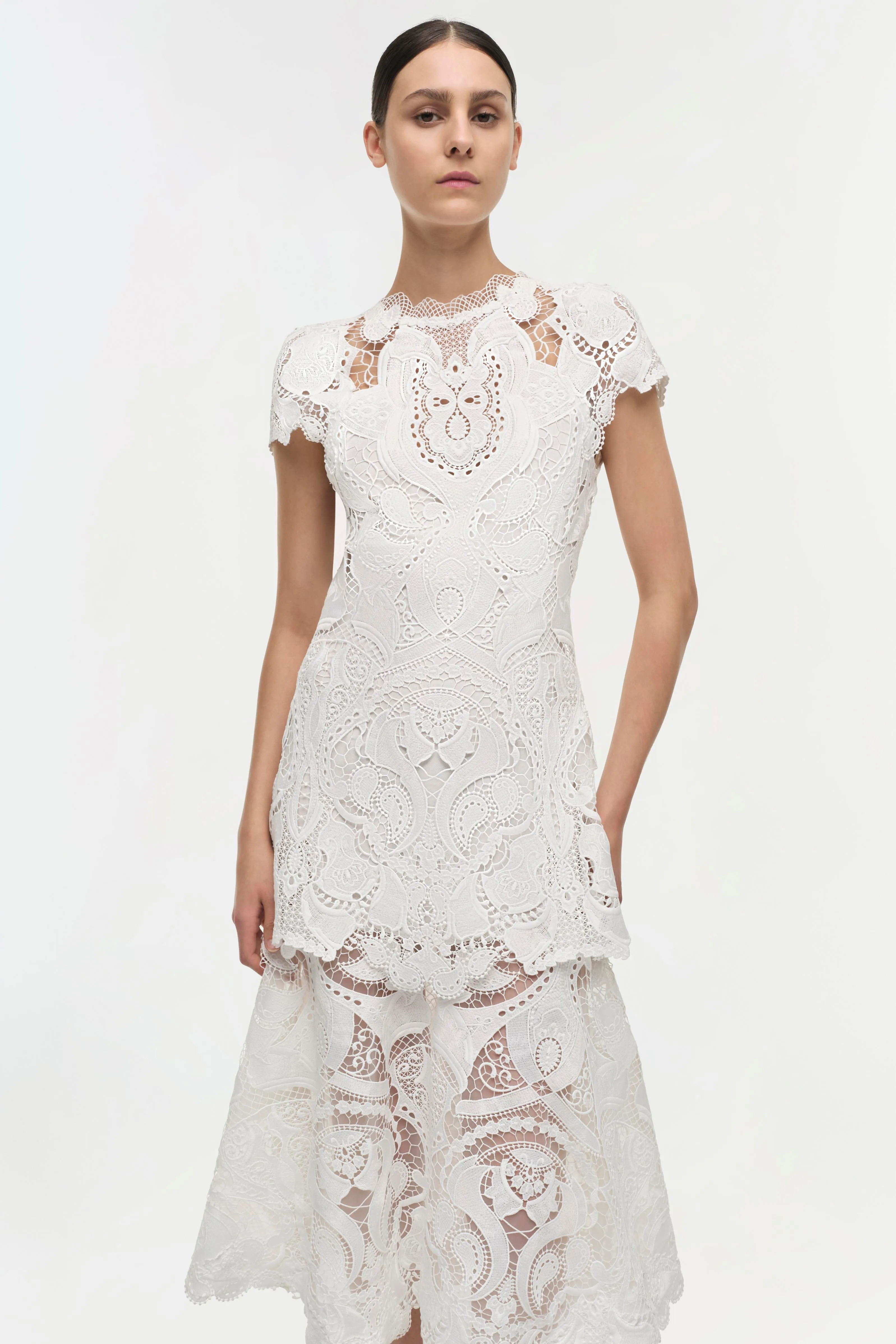 Signature Laura Lace Dress sold by Simkhai product image thumbnail 4