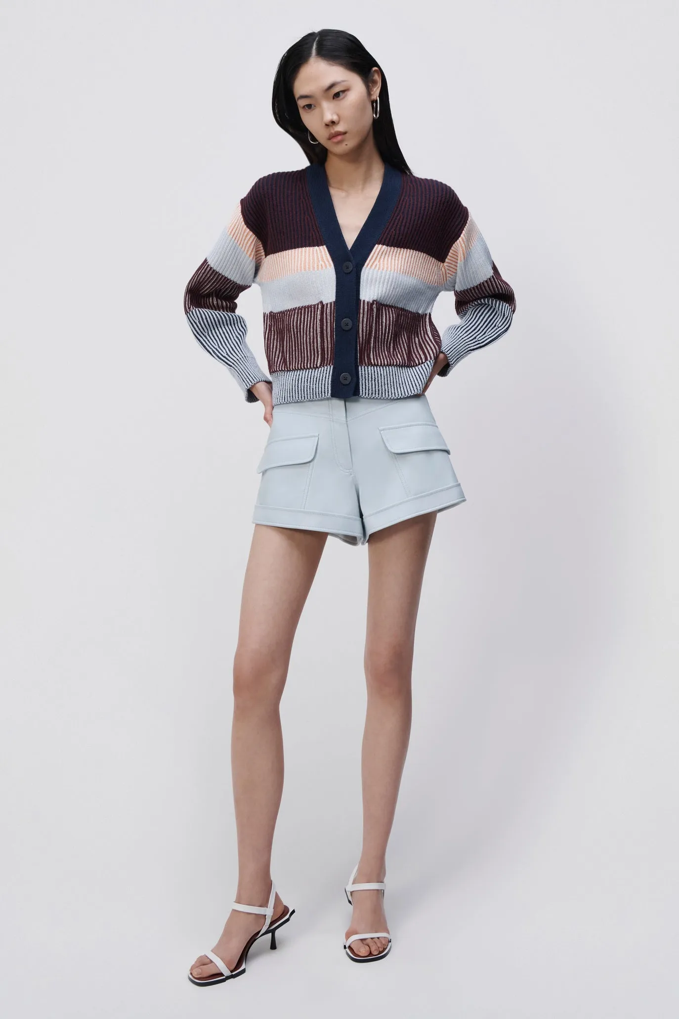 Safford Cotton Cashmere Cardigan sold by Simkhai product image thumbnail 4