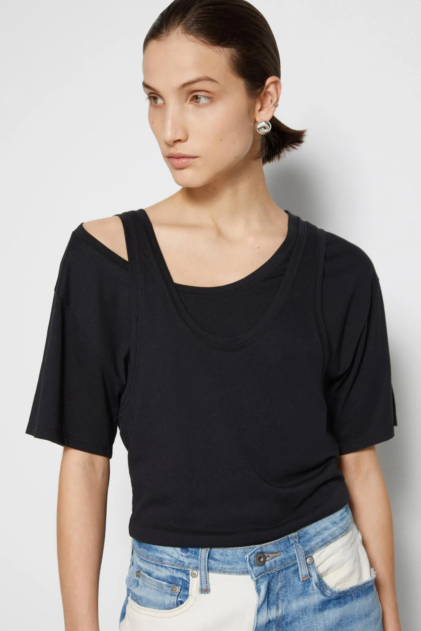 Dionne Organic Cotton Tee sold by Simkhai product image thumbnail 2