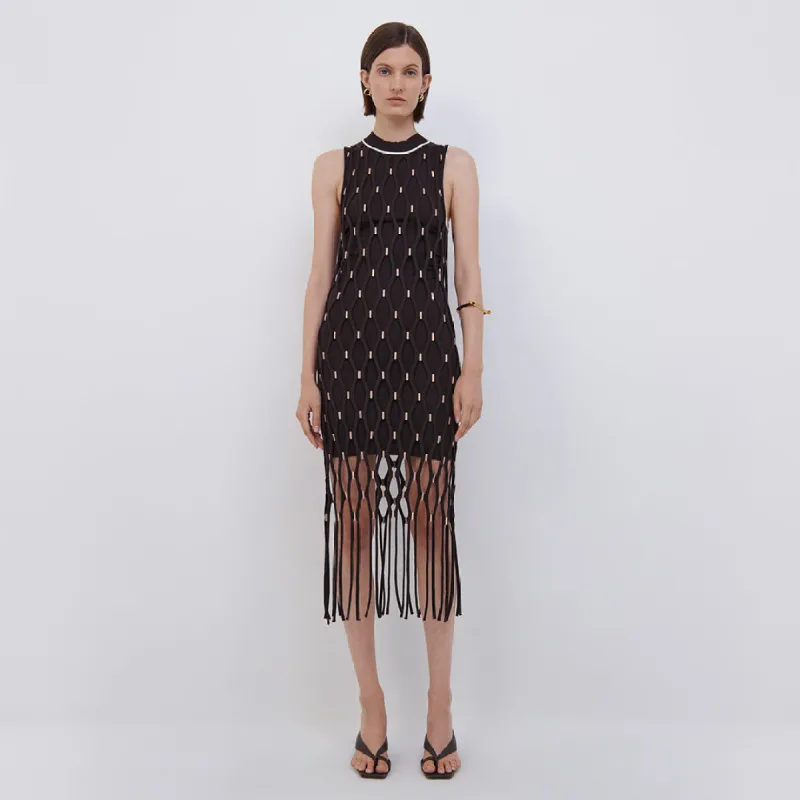 Mariel Fringe Mini Dress sold by Simkhai