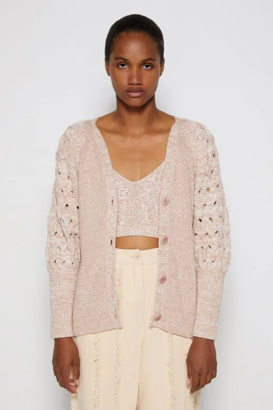 Olive Cardigan made by Simkhai