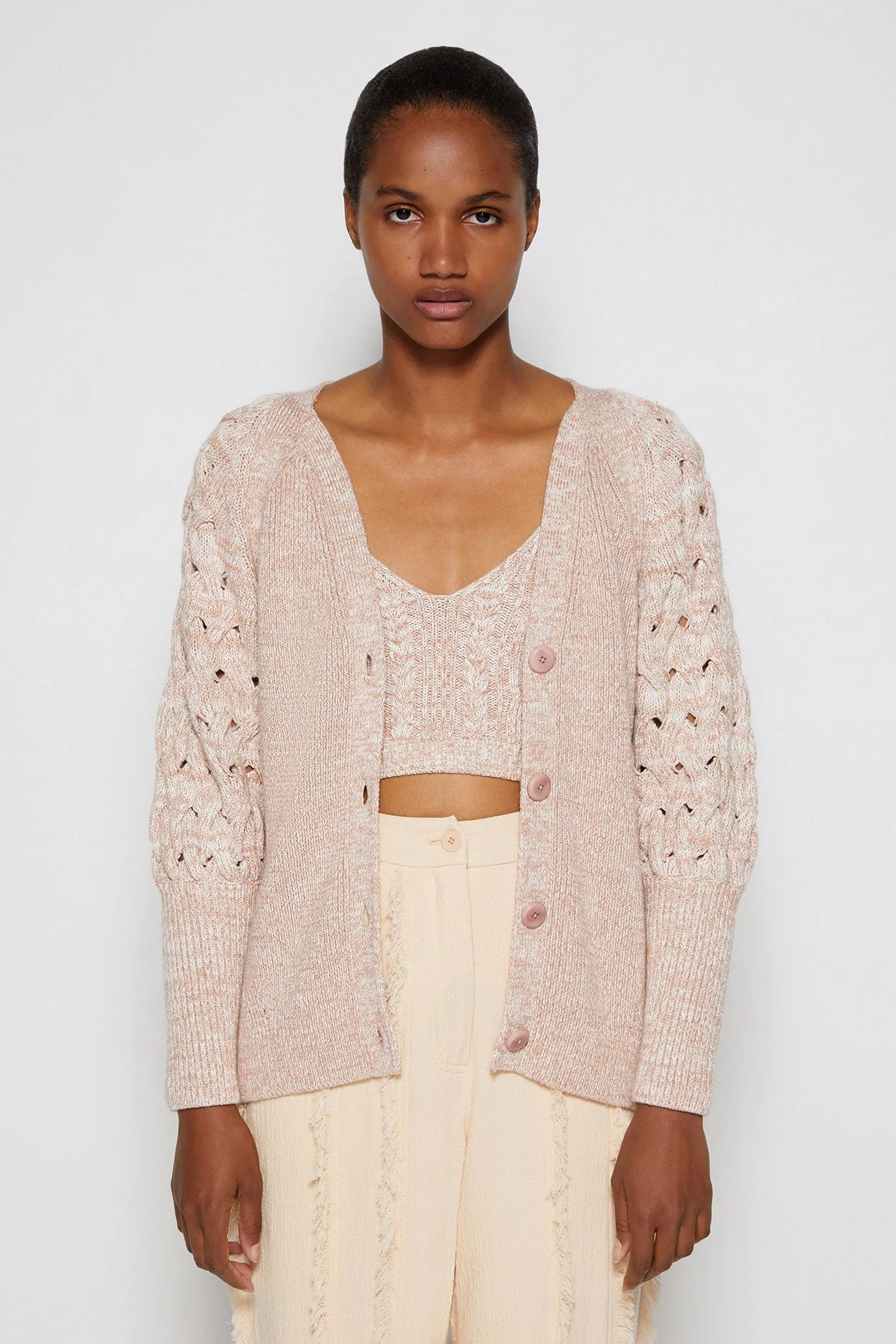 Olive Cardigan sold by Simkhai