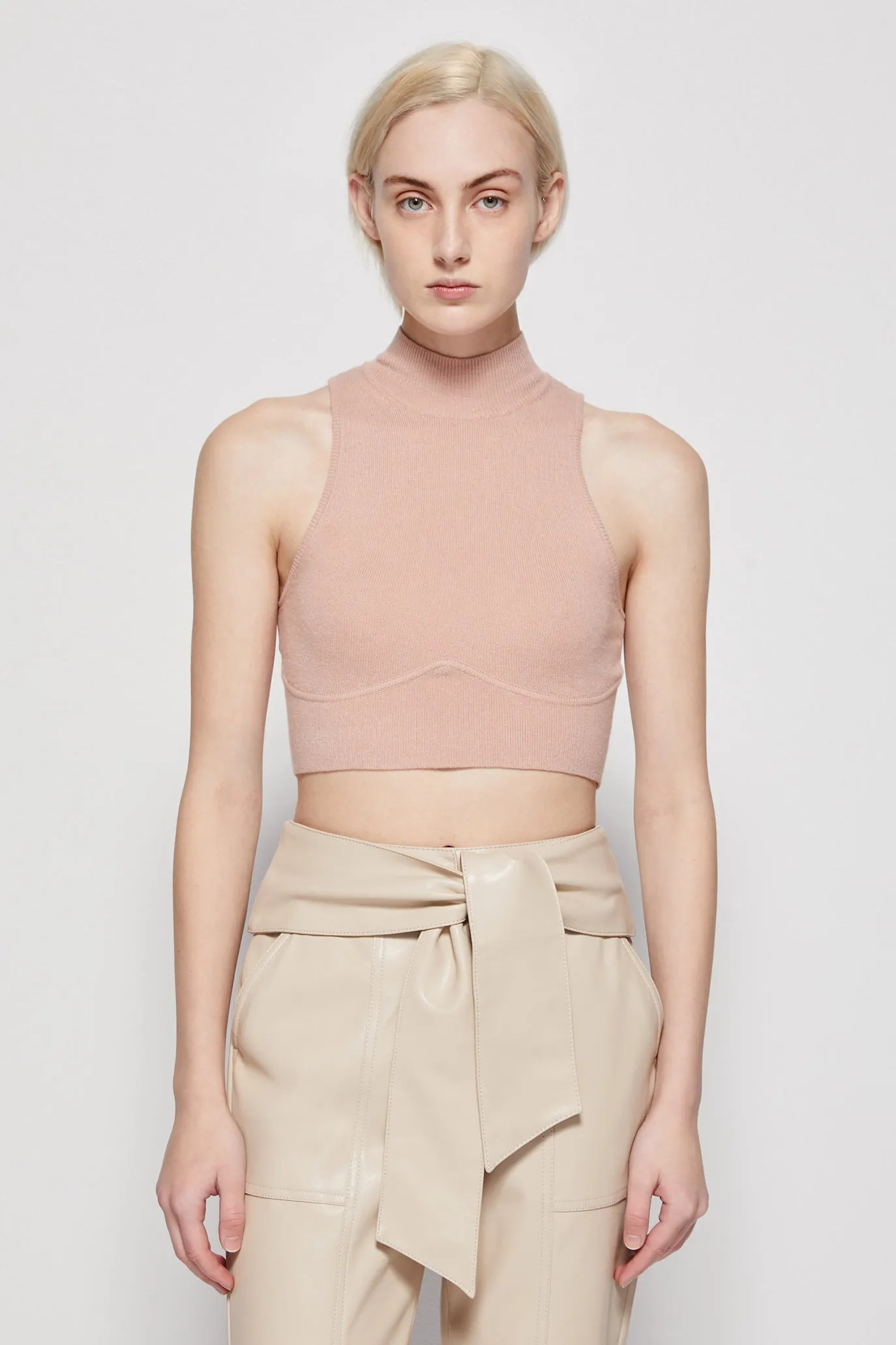 Harlee Turtleneck Top sold by Simkhai