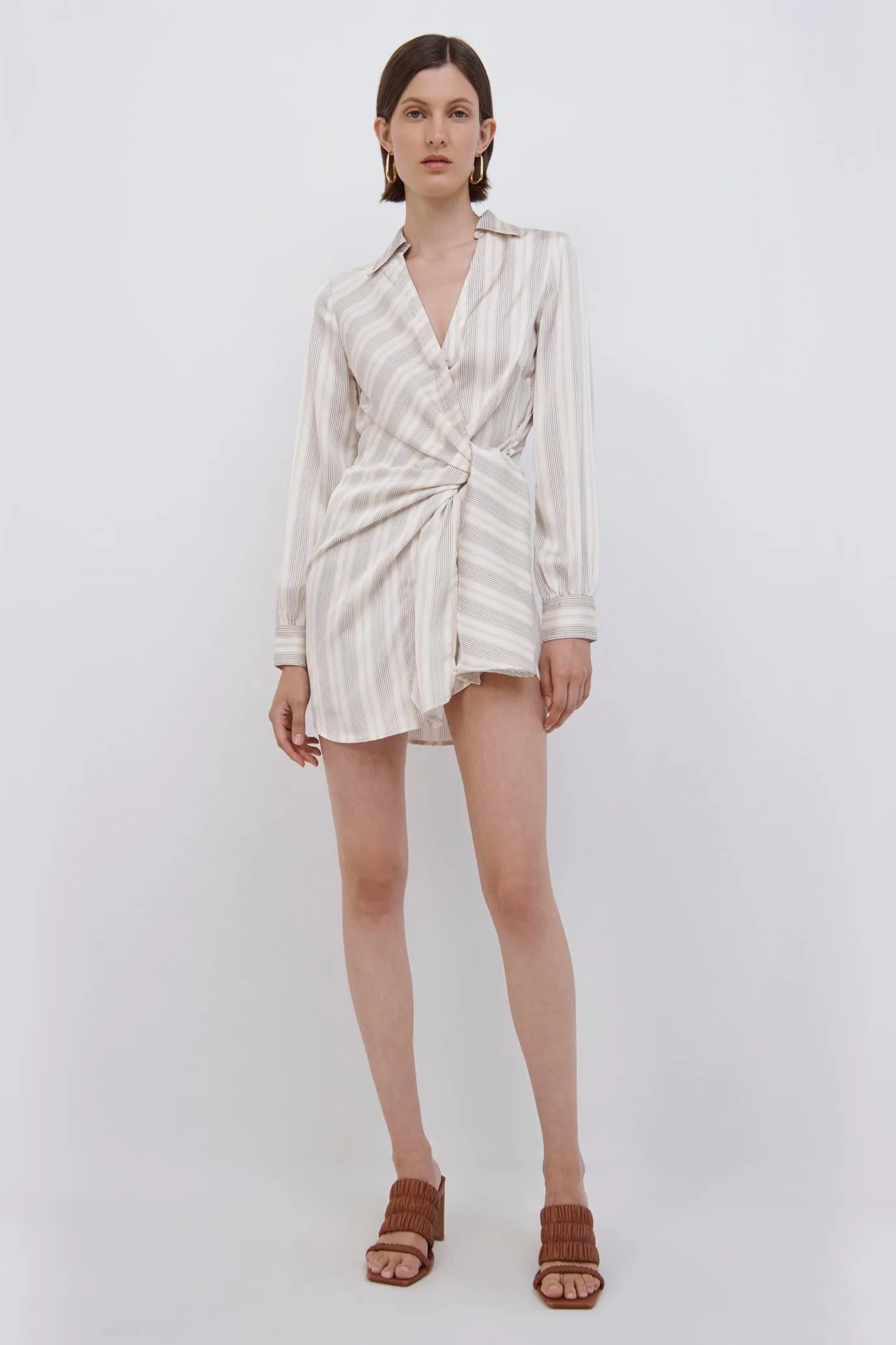 Bondi Pajama Stripe Mini Dress sold by Simkhai product image thumbnail 2