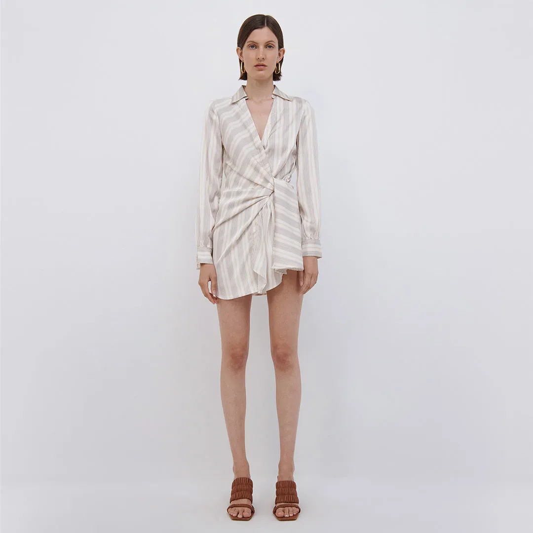 Bondi Pajama Stripe Mini Dress sold by Simkhai