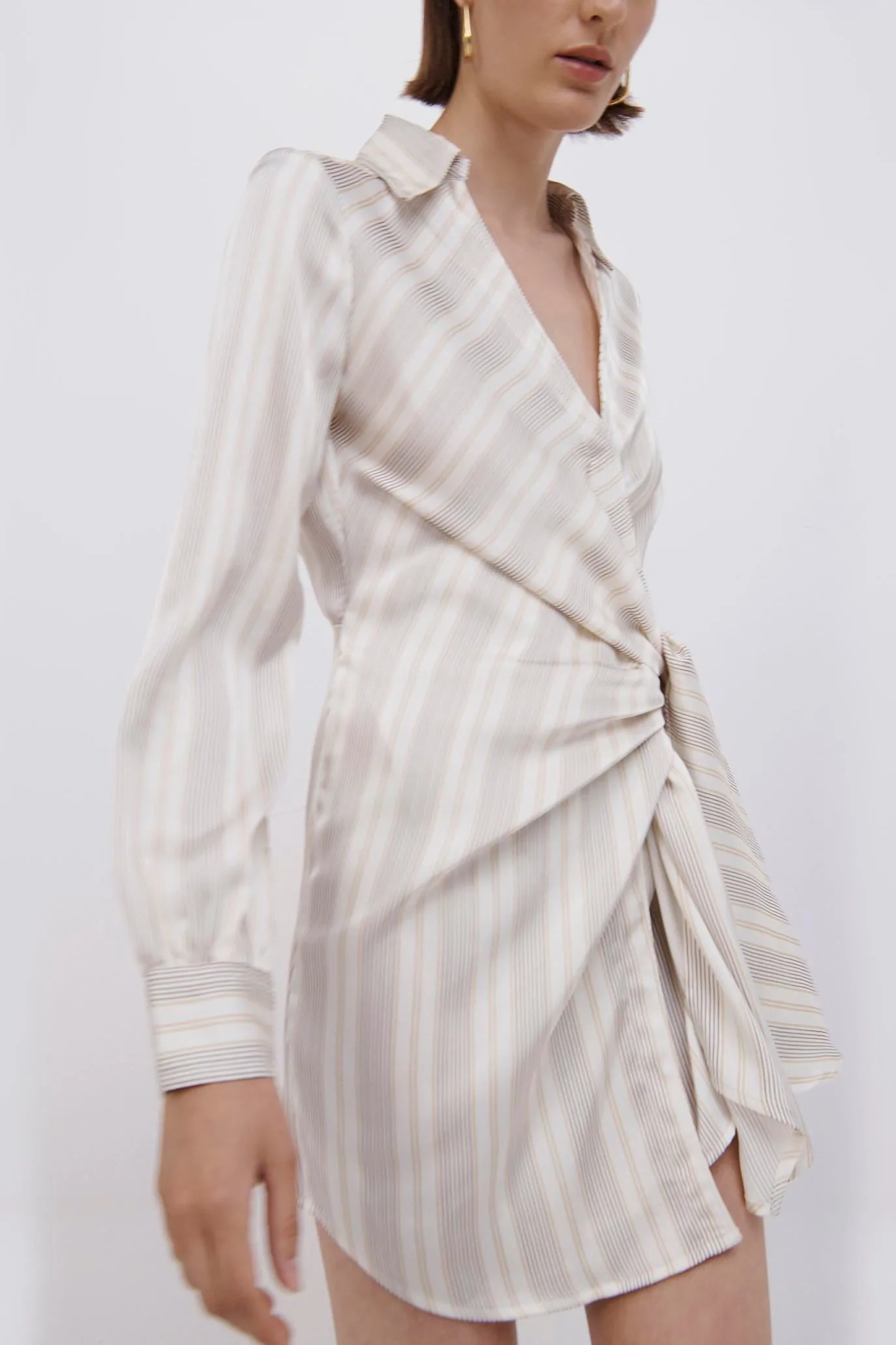 Bondi Pajama Stripe Mini Dress sold by Simkhai product image thumbnail 5