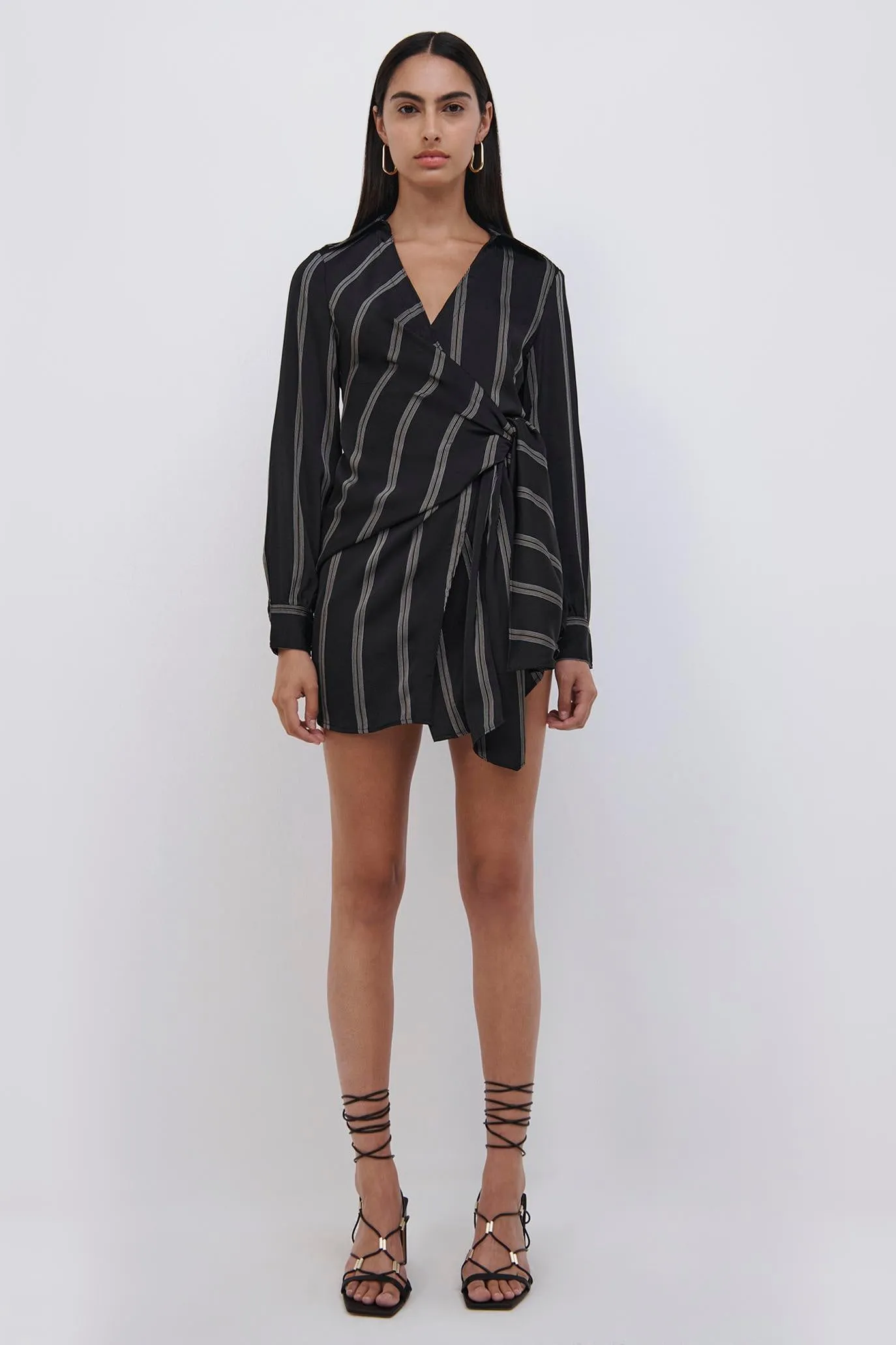 Bondi Pajama Stripe Mini Dress sold by Simkhai product image thumbnail 4