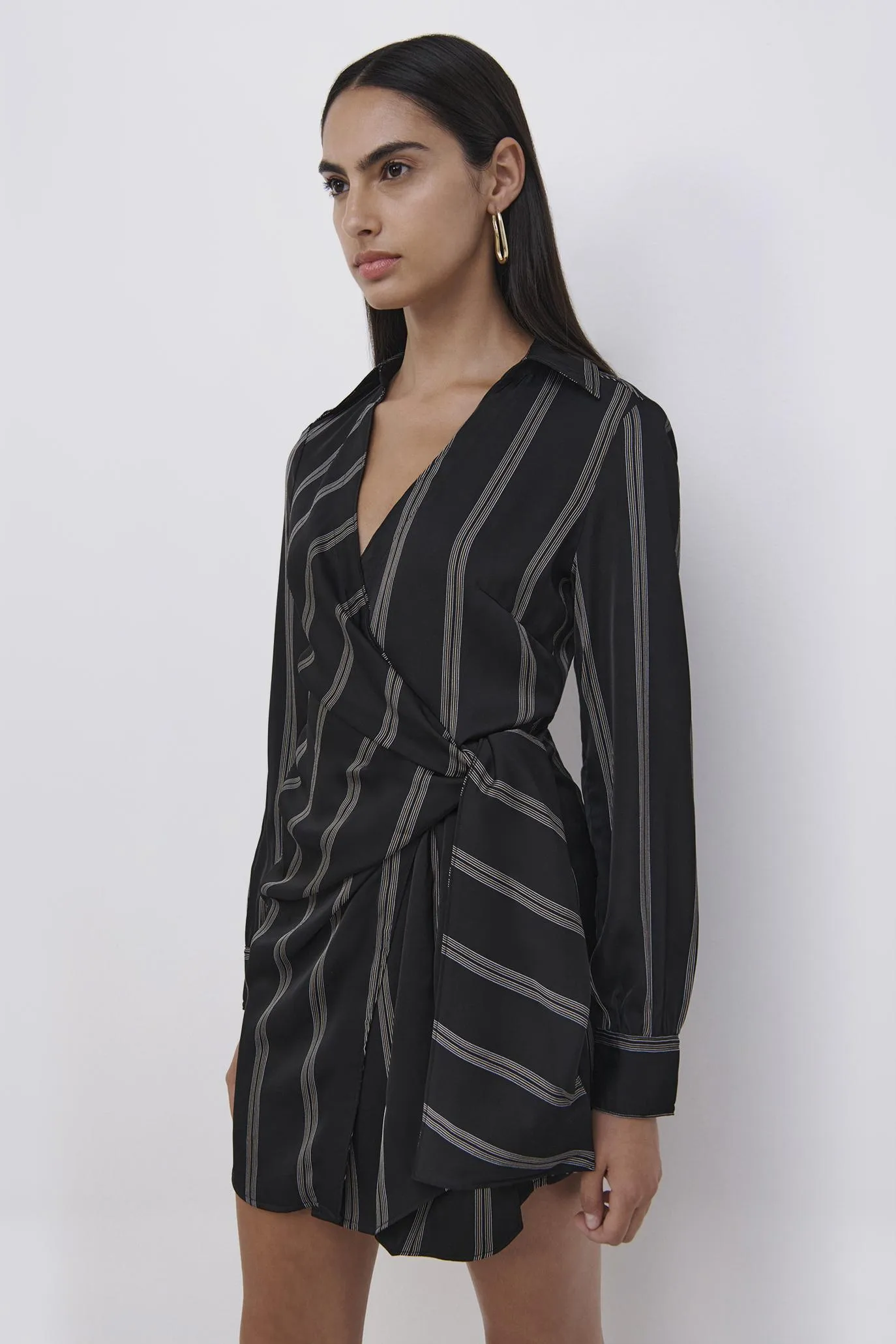 Bondi Pajama Stripe Mini Dress sold by Simkhai product image thumbnail 3