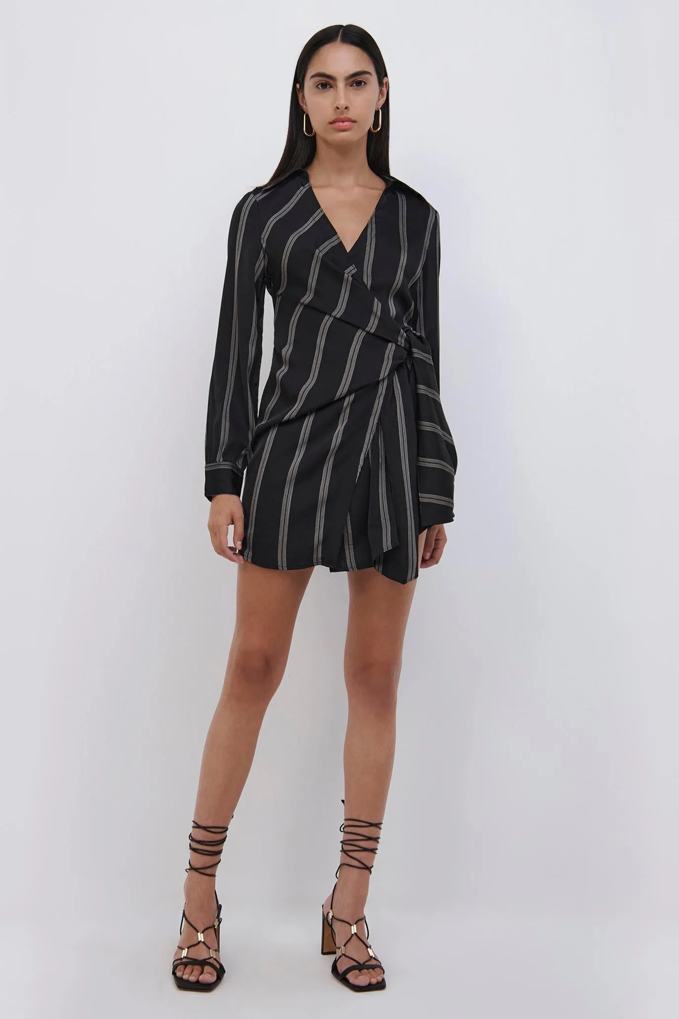 Bondi Pajama Stripe Mini Dress sold by Simkhai product image thumbnail 2