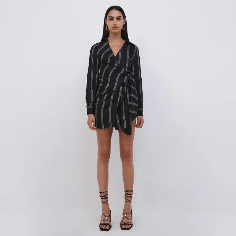 Bondi Pajama Stripe Mini Dress made by Simkhai