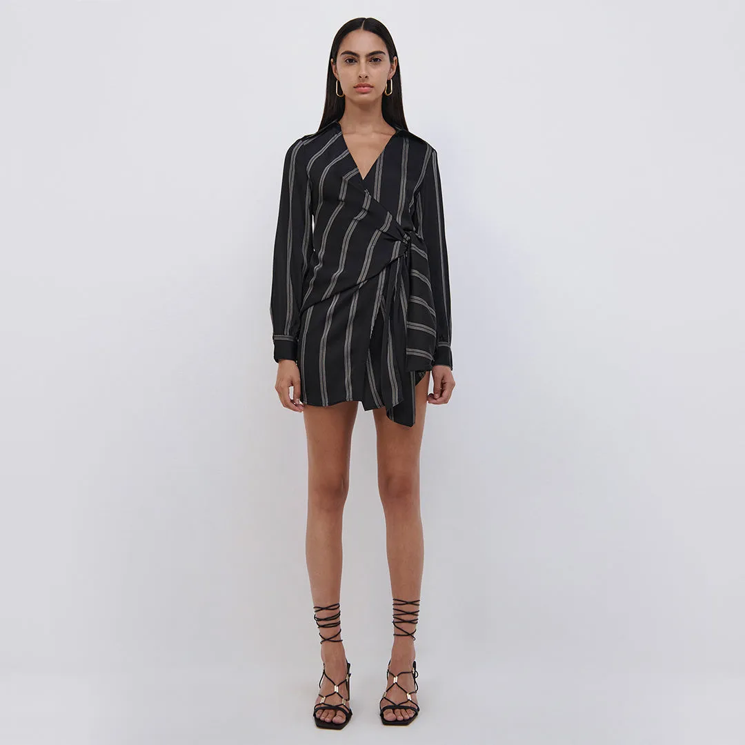 Bondi Pajama Stripe Mini Dress sold by Simkhai