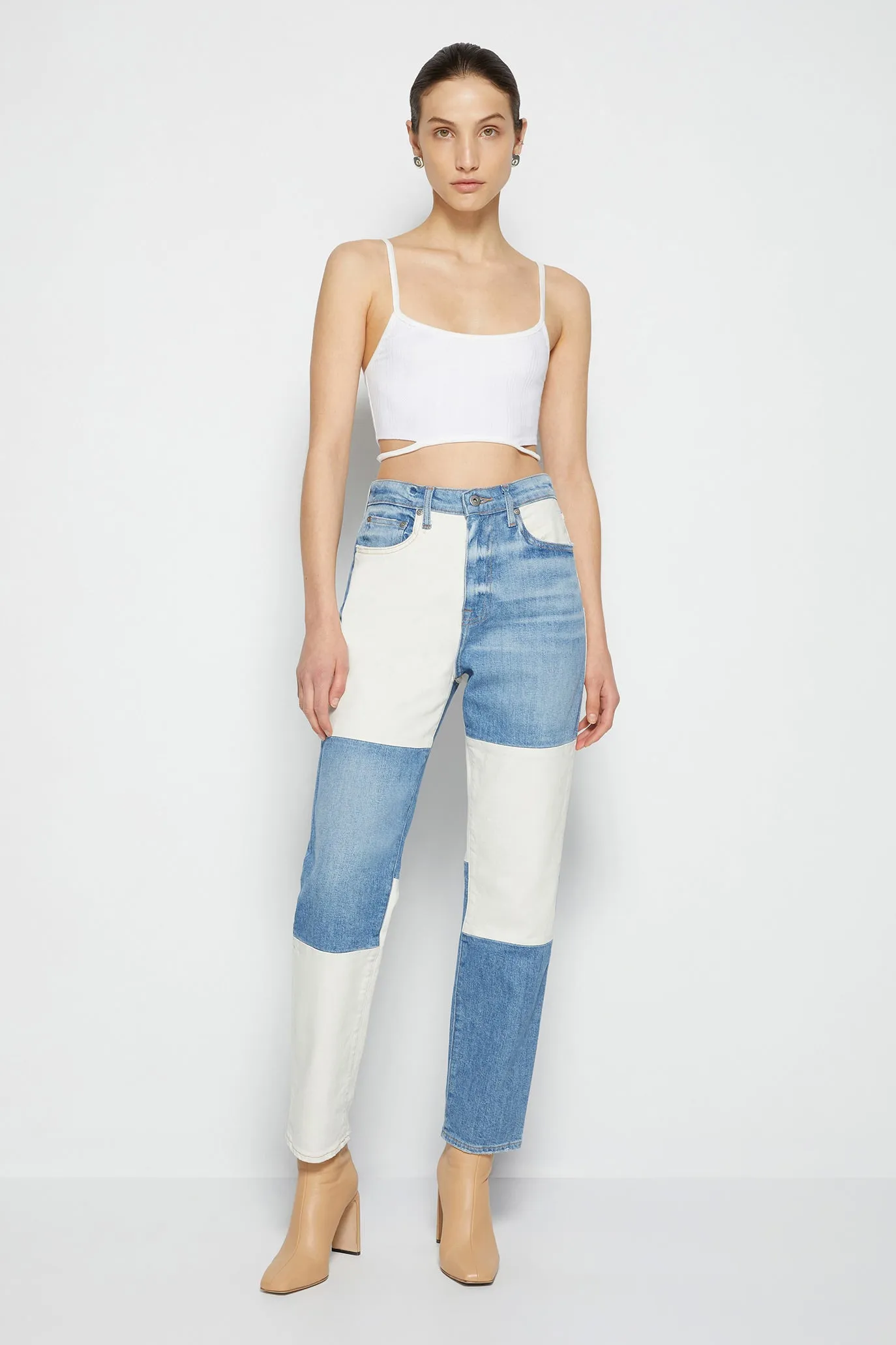 Trevor Tapered Denim sold by Simkhai