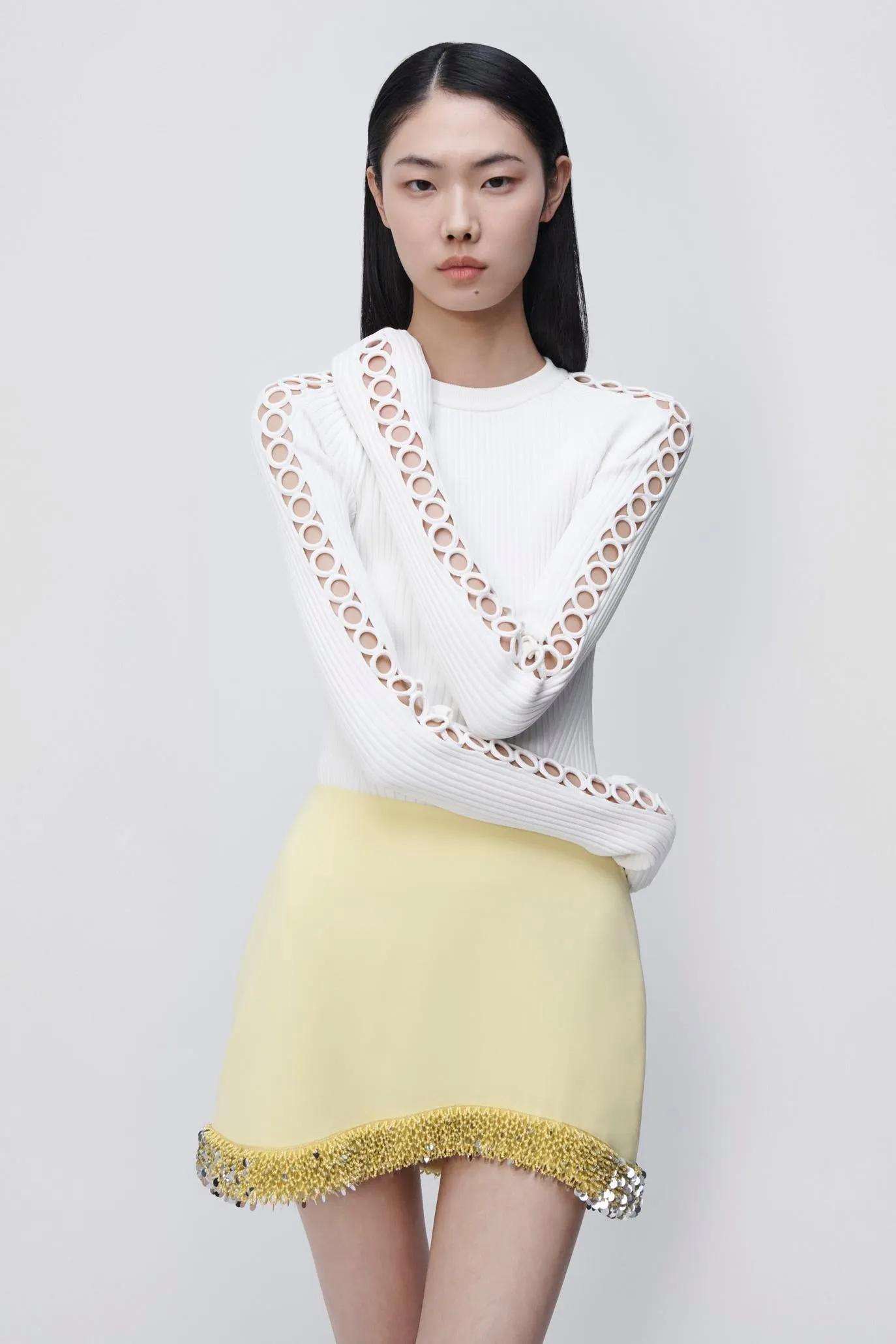 Dua Embellished Mini Skirt sold by Simkhai product image thumbnail 4