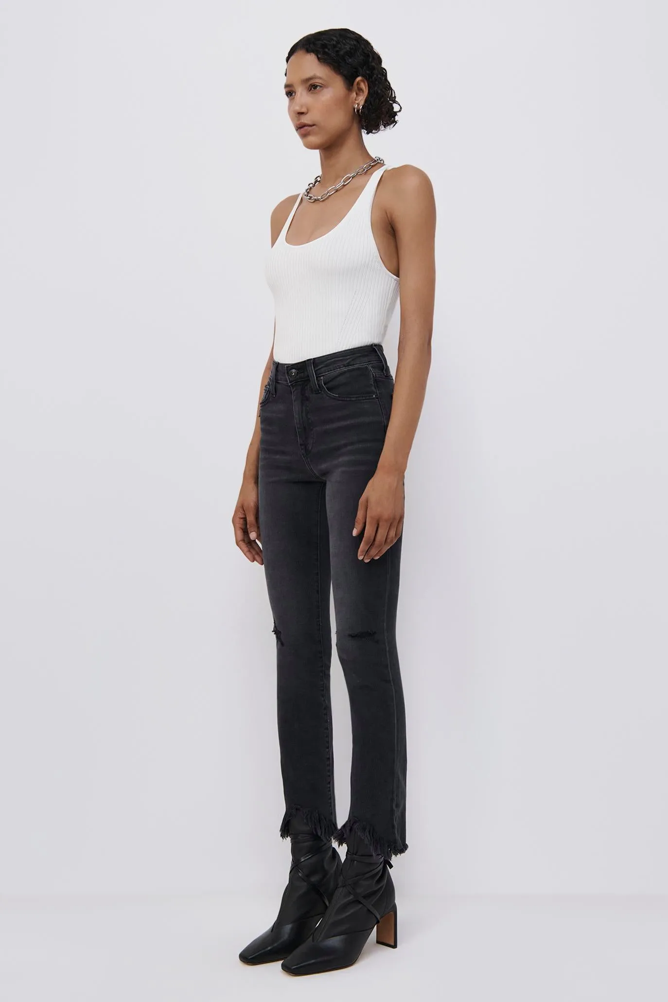 River Straight Leg Denim sold by Simkhai product image thumbnail 4