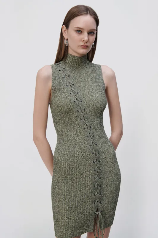 Cade Lace Up Tank Dress made by Simkhai