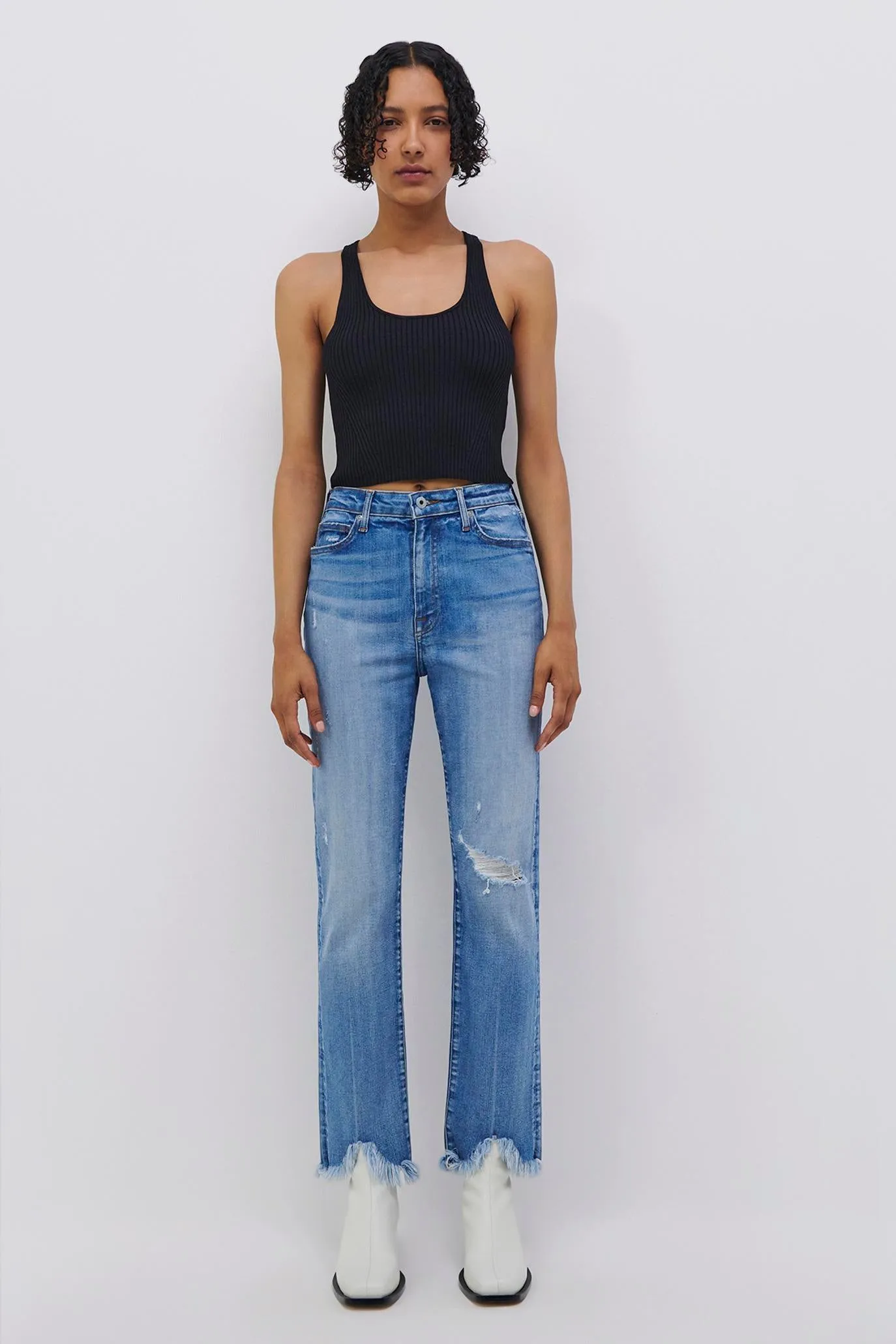 River Straight Leg Denim sold by Simkhai product image thumbnail 4
