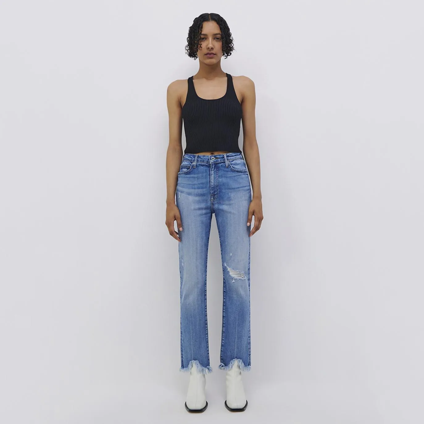 River Straight Leg Denim sold by Simkhai