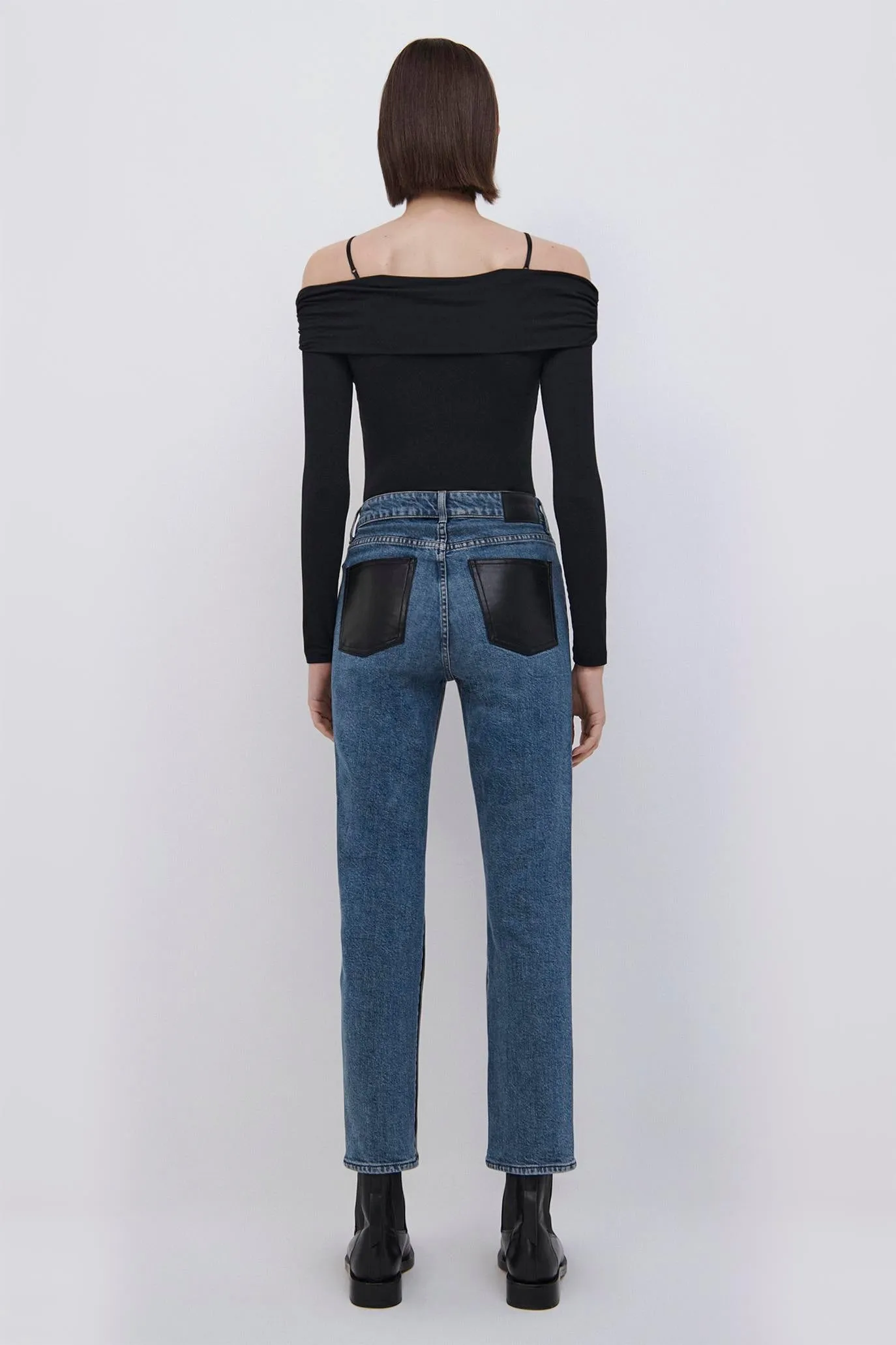 River Straight Leg Denim sold by Simkhai product image thumbnail 5