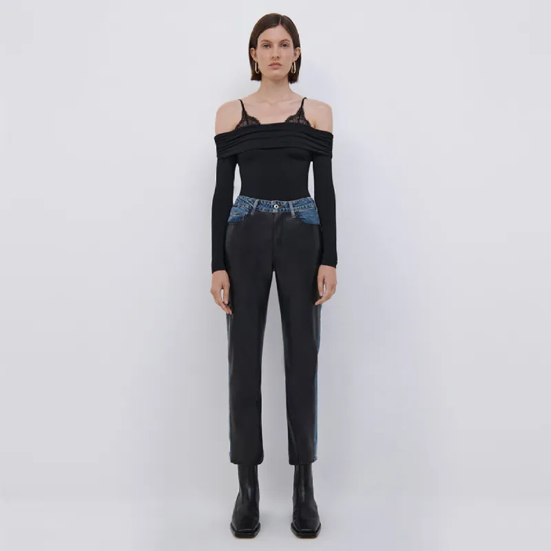 River Straight Leg Denim sold by Simkhai