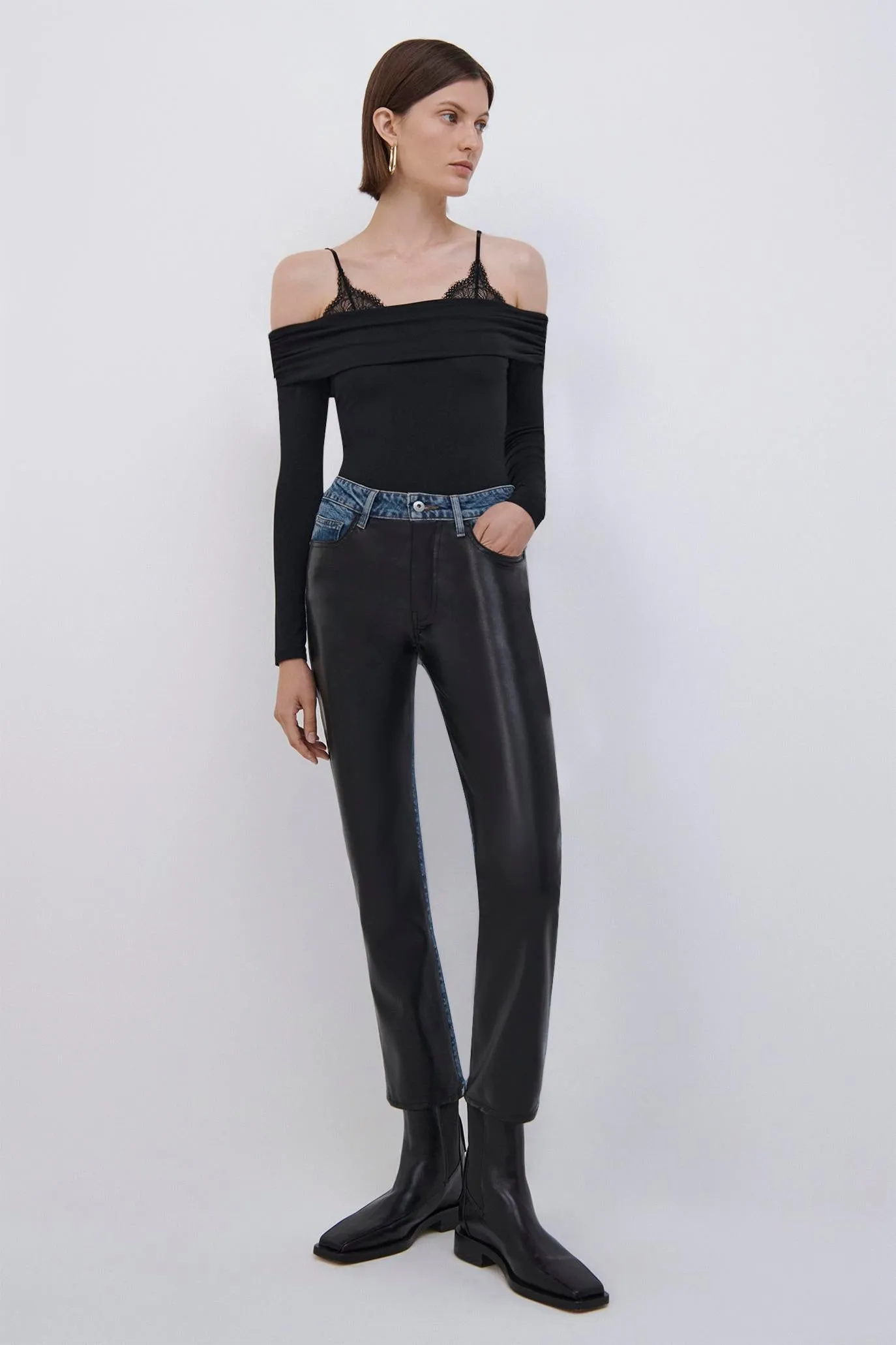 River Straight Leg Denim sold by Simkhai product image thumbnail 2