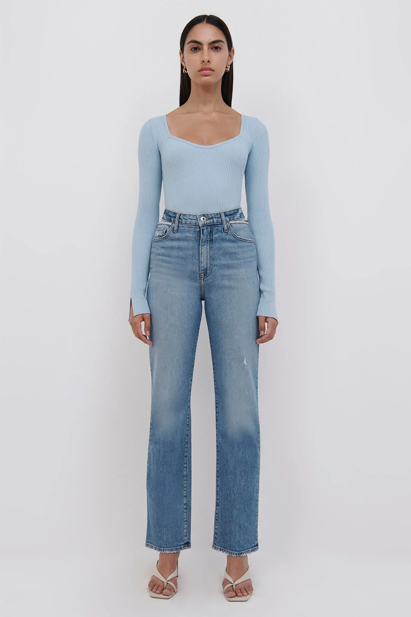 Rhonda Recycled Rib Pullover sold by Simkhai product image thumbnail 5