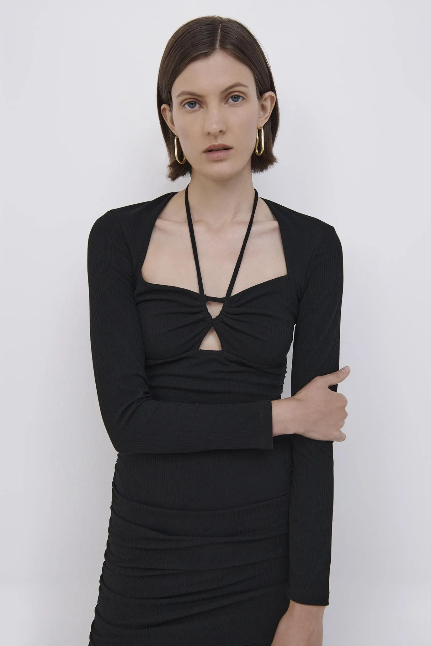 Tanya Shaping Rib Mini Dress sold by Simkhai product image thumbnail 3