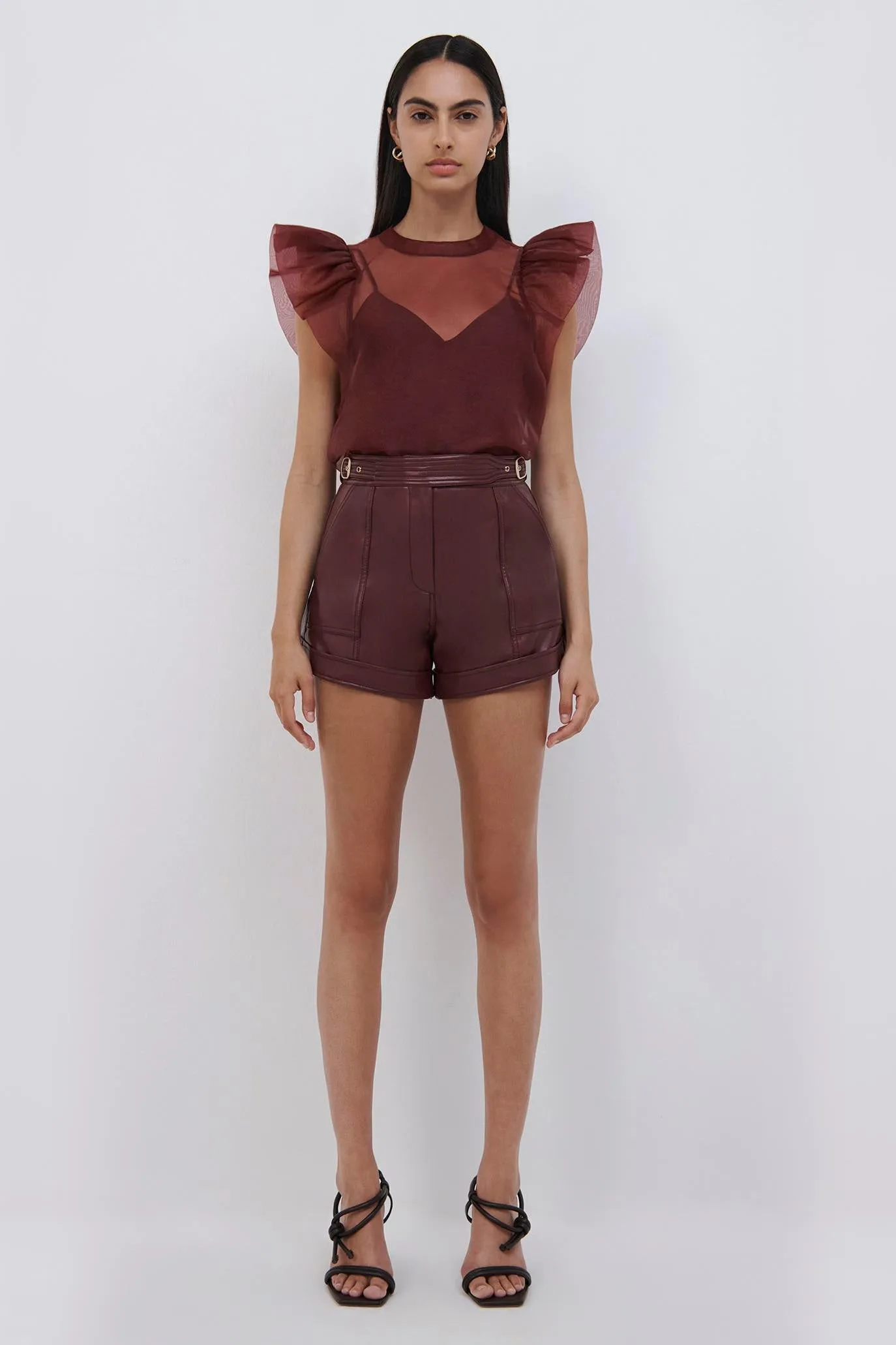 Corina Organza Ruffle Top sold by Simkhai product image thumbnail 5