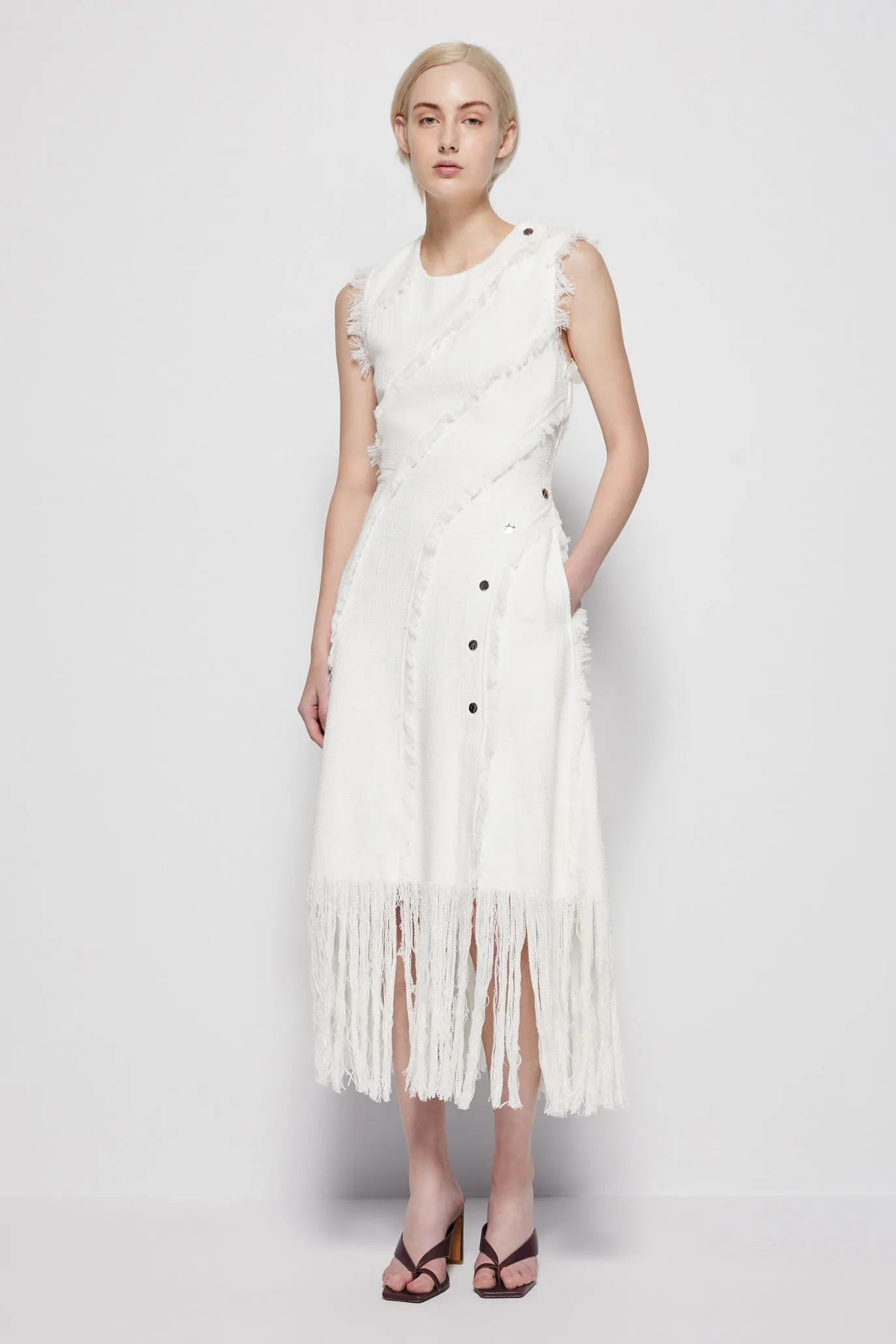 Elisha Boucle Midi Dress sold by Simkhai product image thumbnail 3