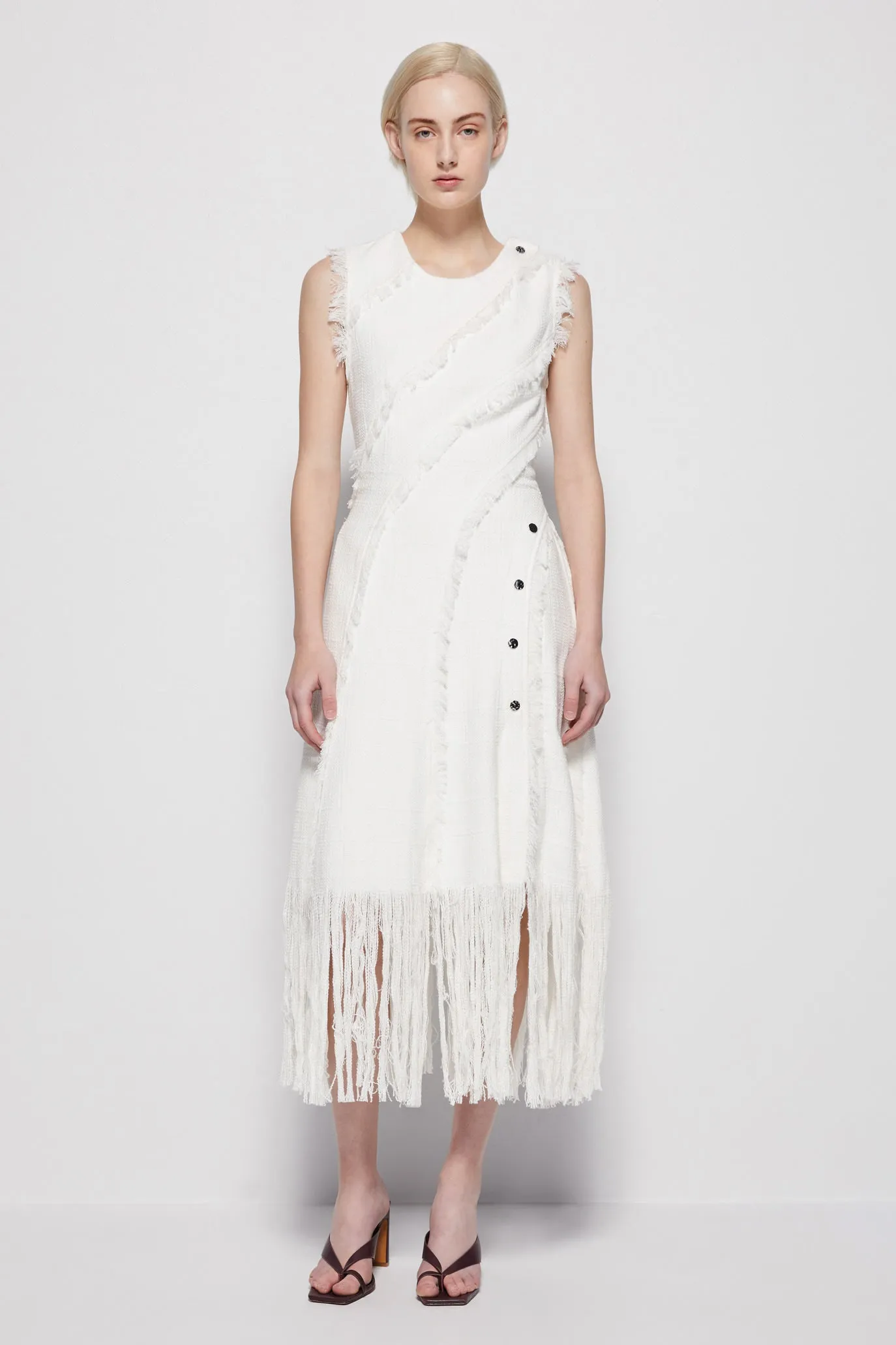 Elisha Boucle Midi Dress sold by Simkhai