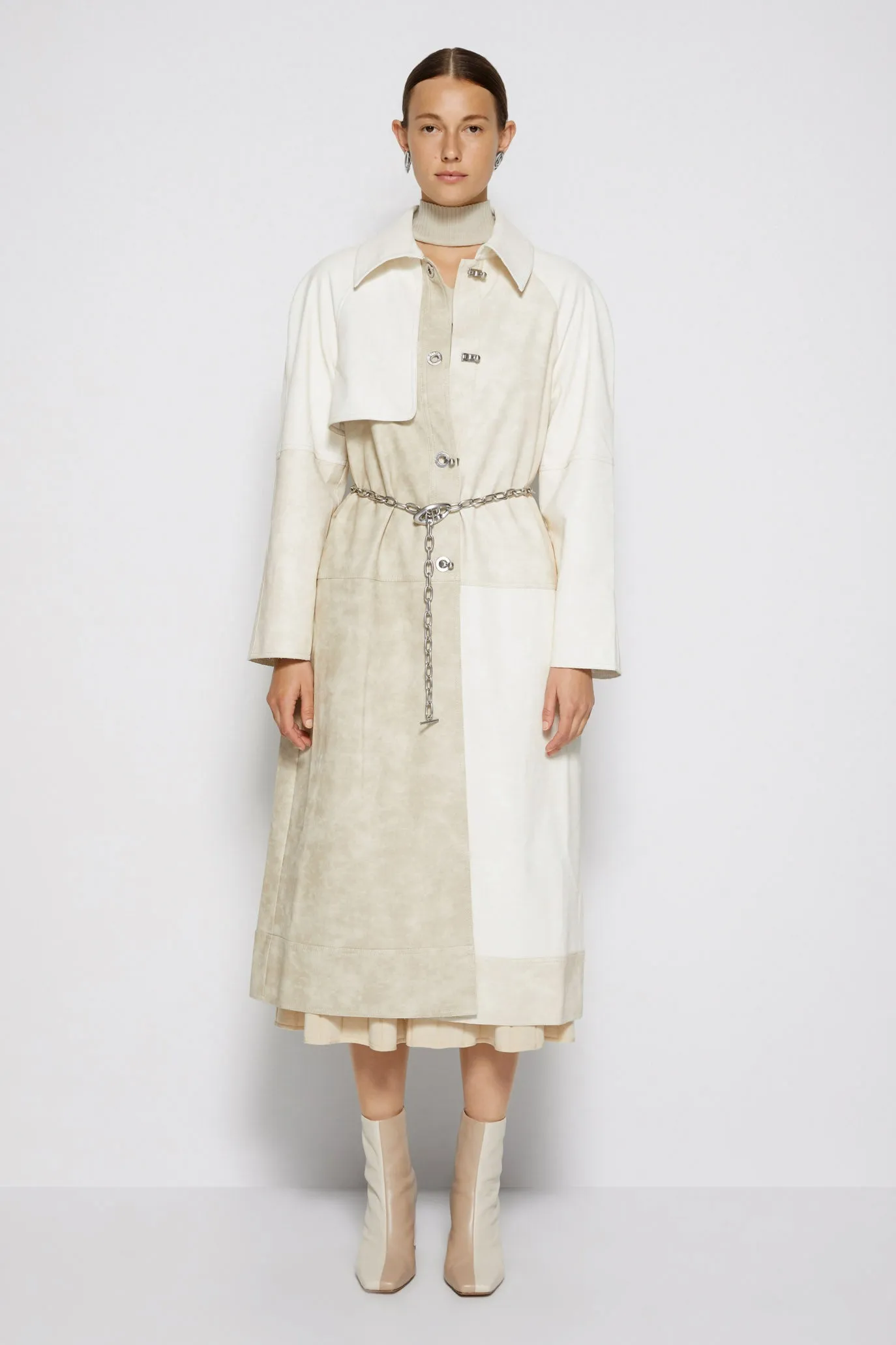 Mya Vegan Leather Coat sold by Simkhai