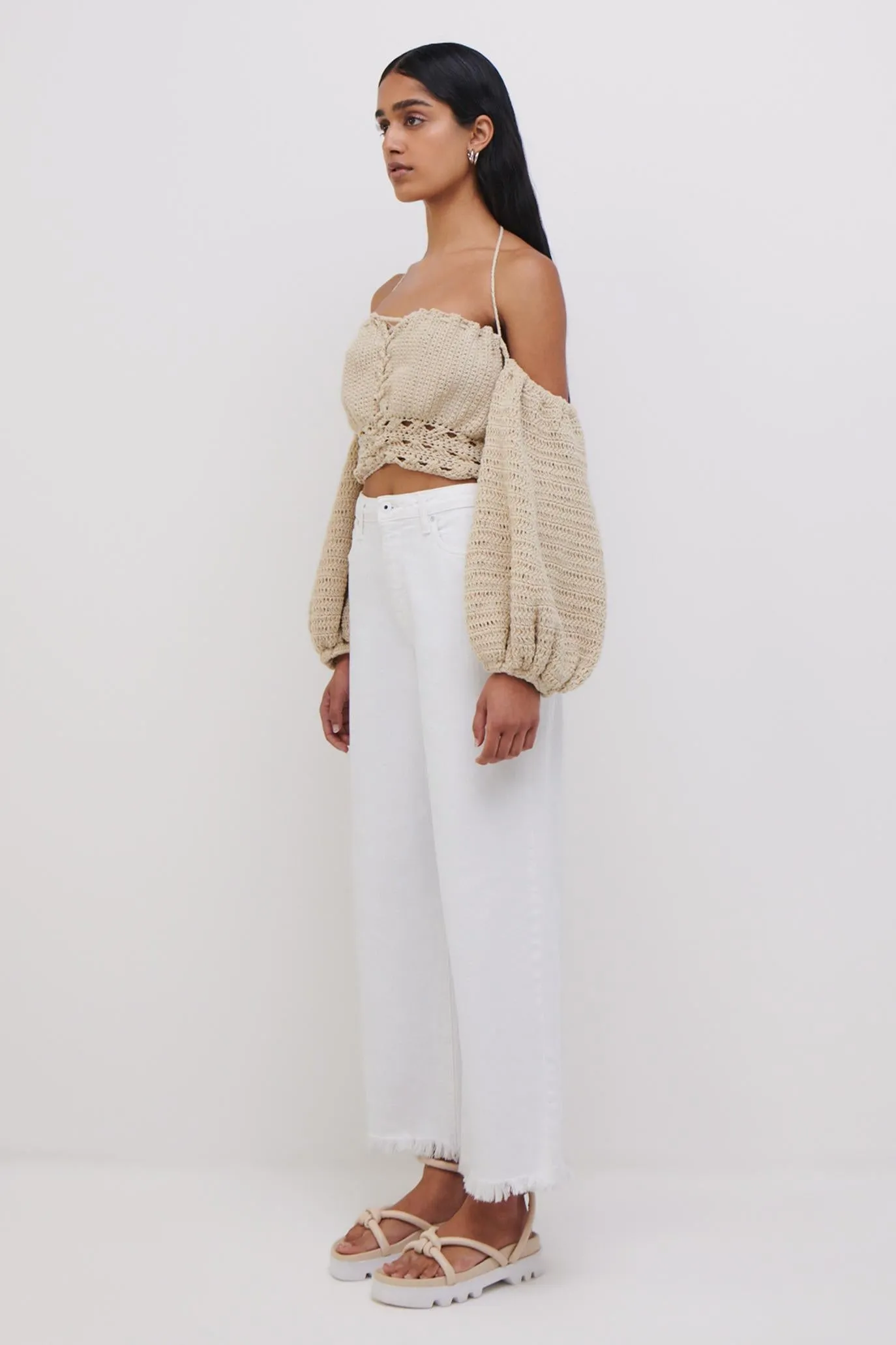 JS x Elexiay Crochet Top sold by Simkhai product image thumbnail 5