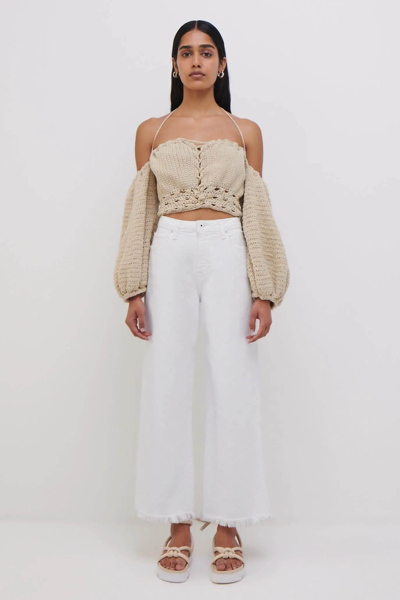 JS x Elexiay Crochet Top sold by Simkhai product image thumbnail 3